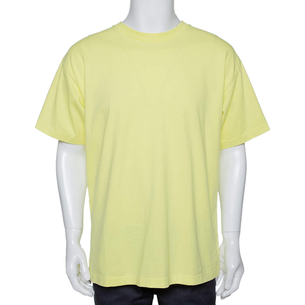 John Elliott Fluorescent Cotton Crew Neck T Shirt M 