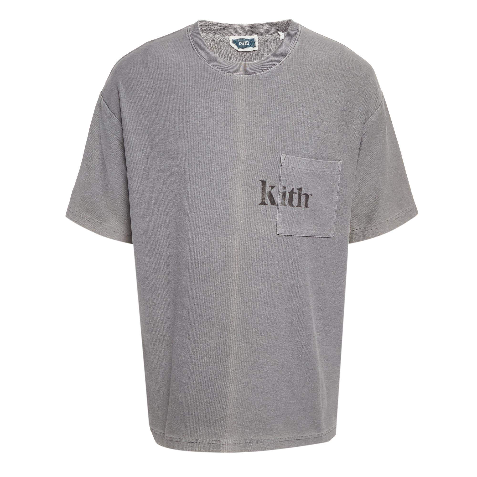 Pre Owned Kith Grey Jersey Quinn T-Shirt L