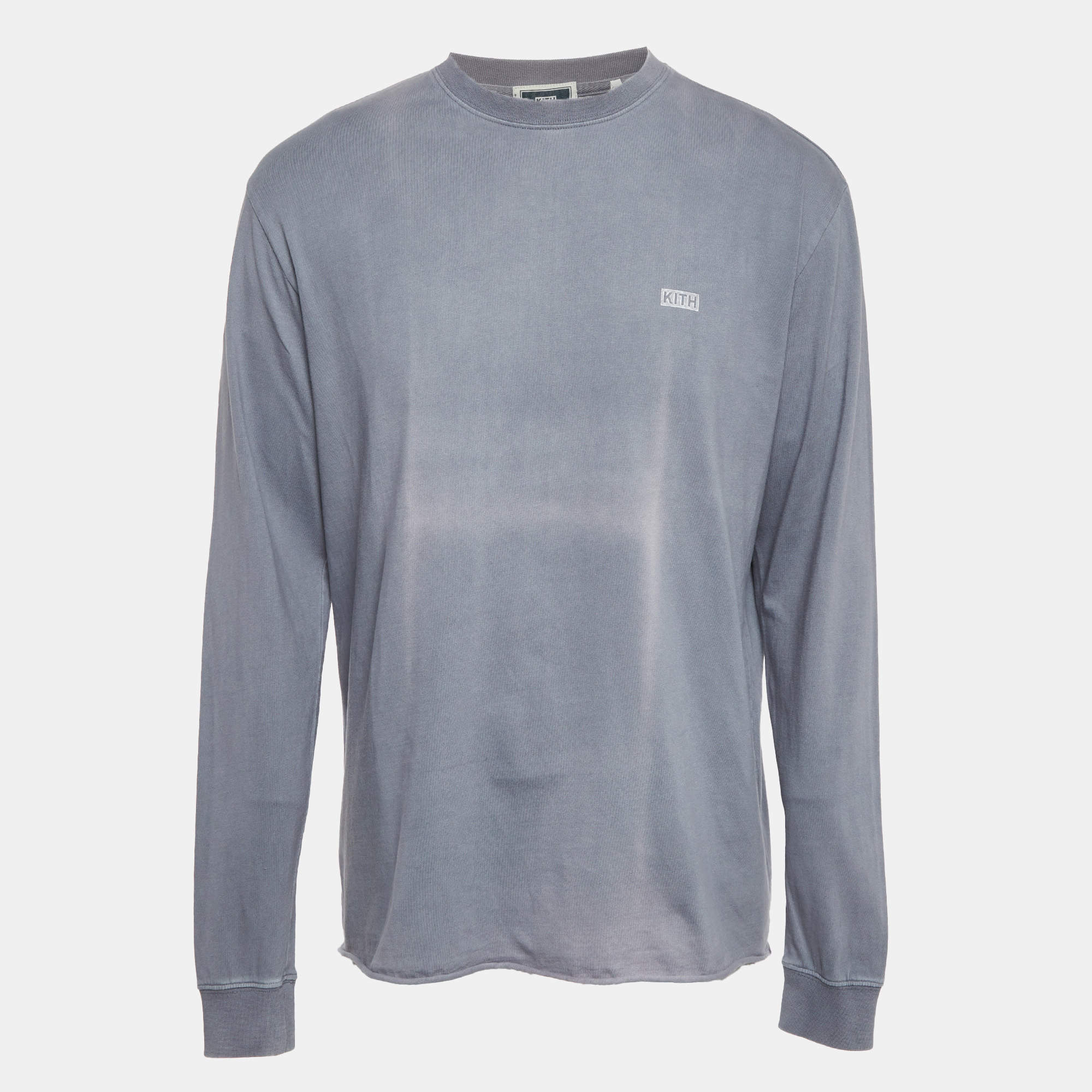 Pre Owned Kith Grey Jersey Lax T-Shirt L  