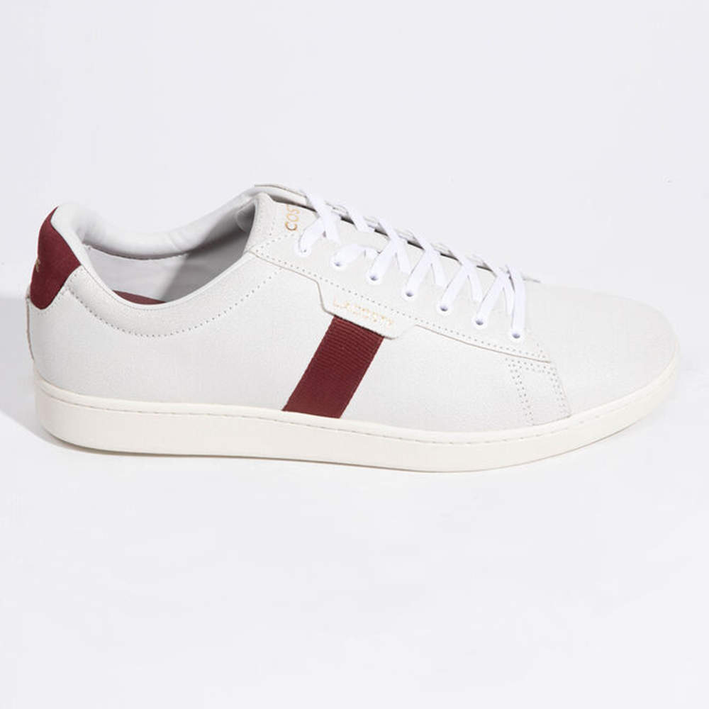Lacoste White Carnaby Evo 319 7 Sma  SneakersSize 42.5 (Available for UAE Customers Only)
