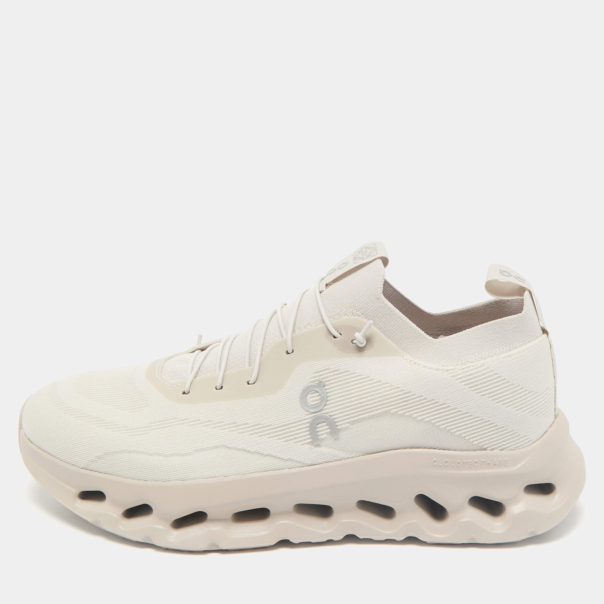 Loewe x On Cloudtilt Light Grey Fabric Running Sneakers Size 46