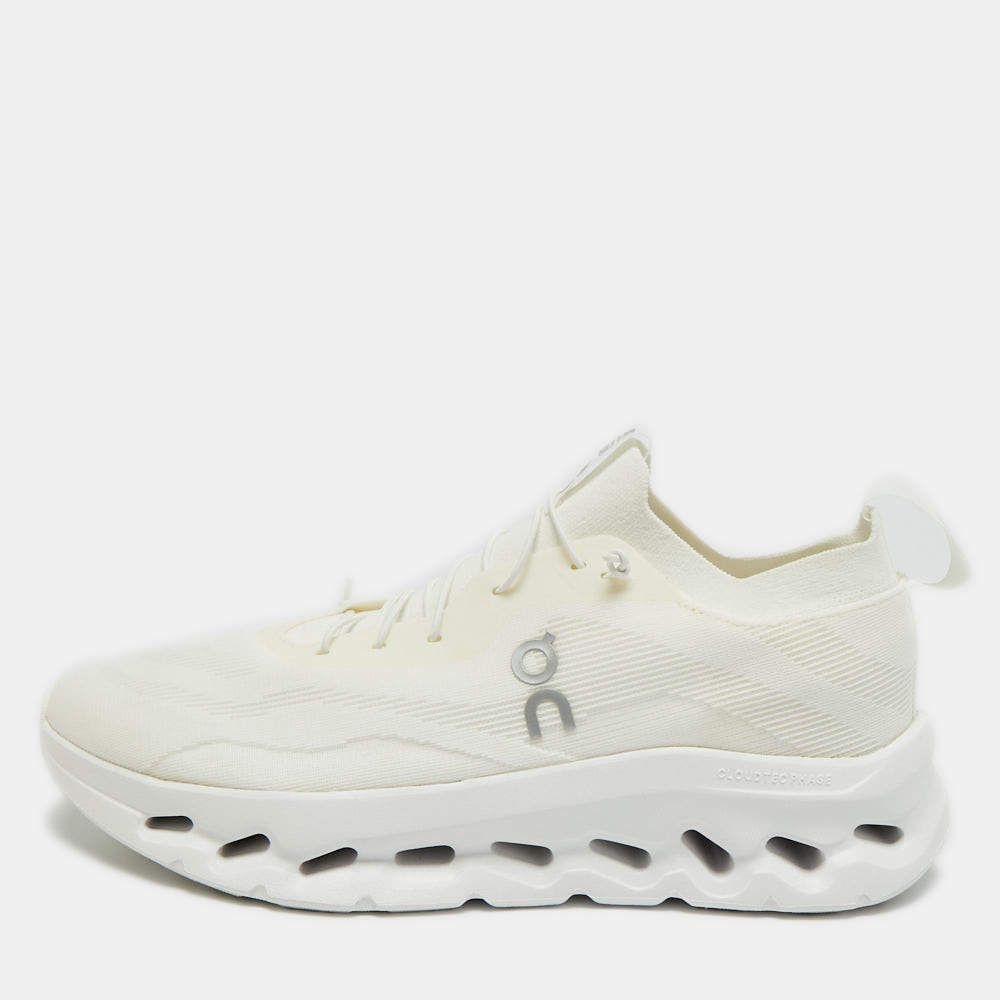 مملوكة مسبقًا حذاء رياضي لويفي كلاودتيلت قماش محبوك أسود منخفض مقاس 44