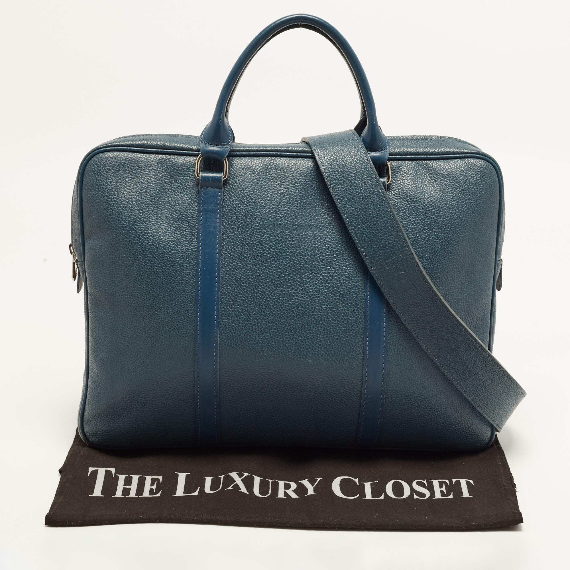 Tom Ford Black Leather Buckley Briefcase Bag Tom Ford | TLC US