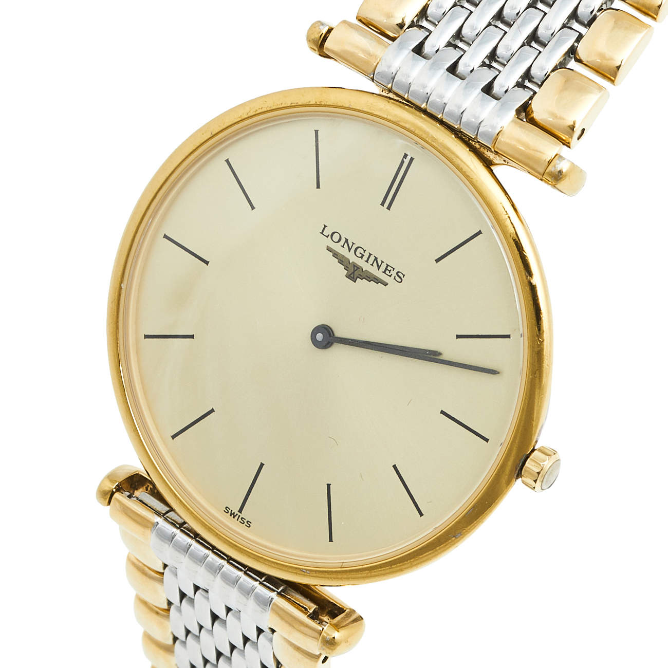 Longines Champagne Two Tone Stainless Steel La Grande