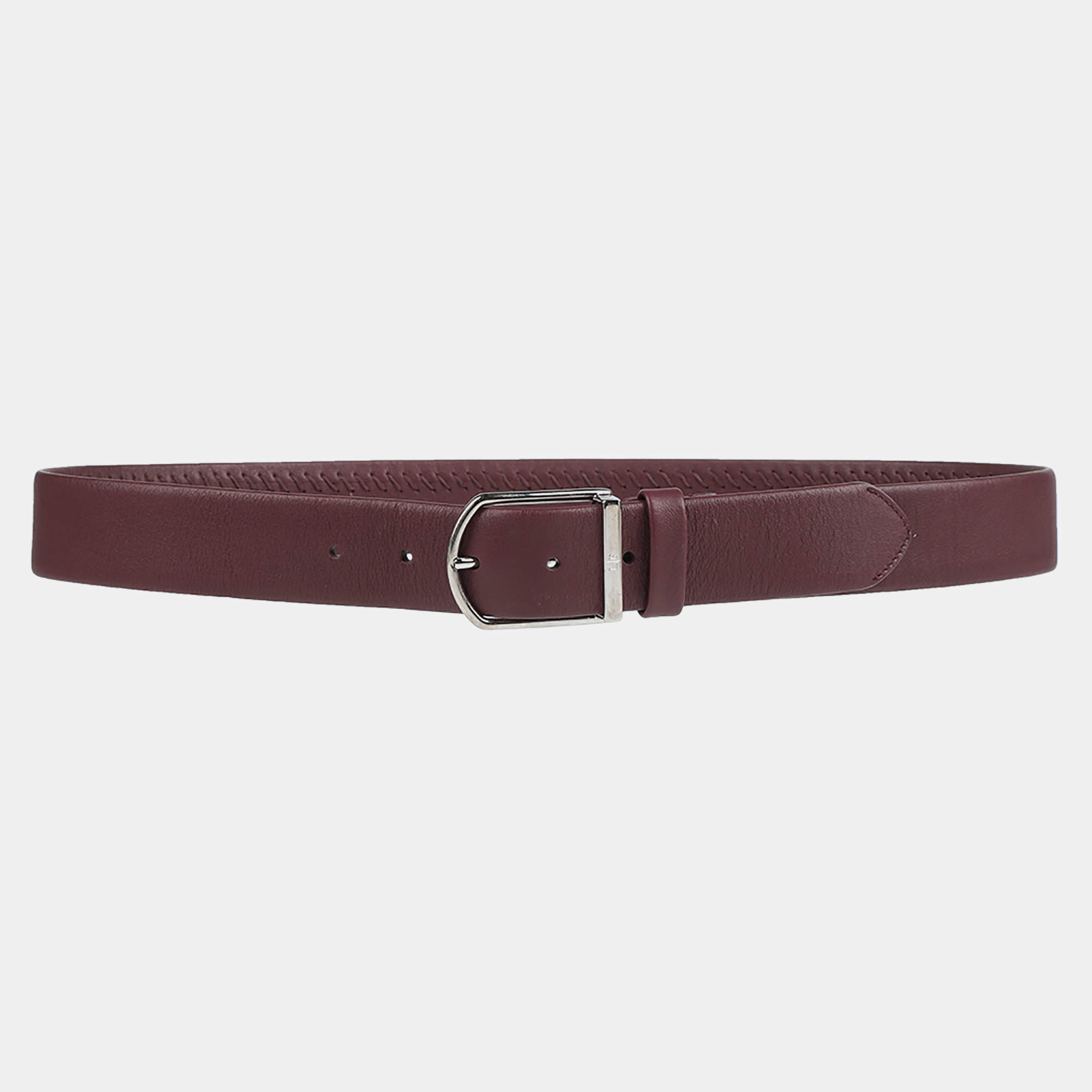 Pre Owned Loro Piana Leather Belt 95