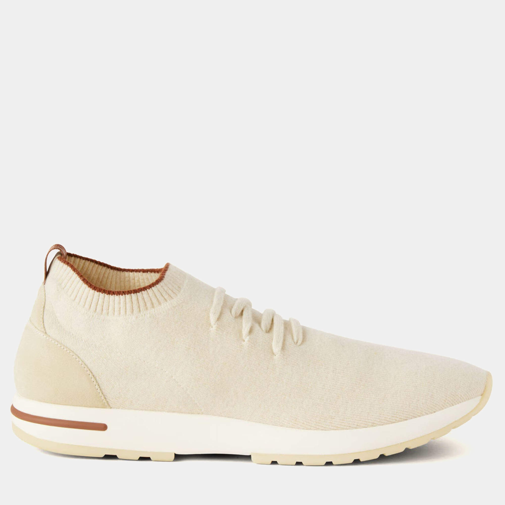 Pre Owned Loro Piana Loro 360 LP Flexy Walk 41 Pure Dunes Cashmere Sneakers