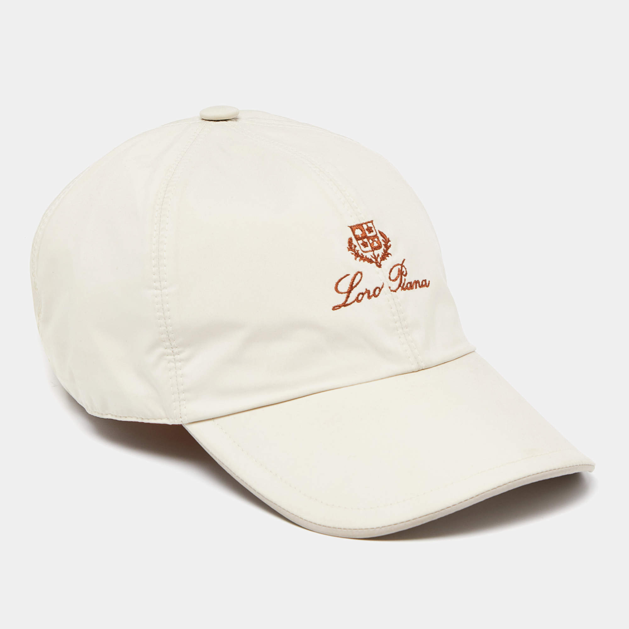 Pre Owned Loro Piana Beige Storm System Baseball Cap L