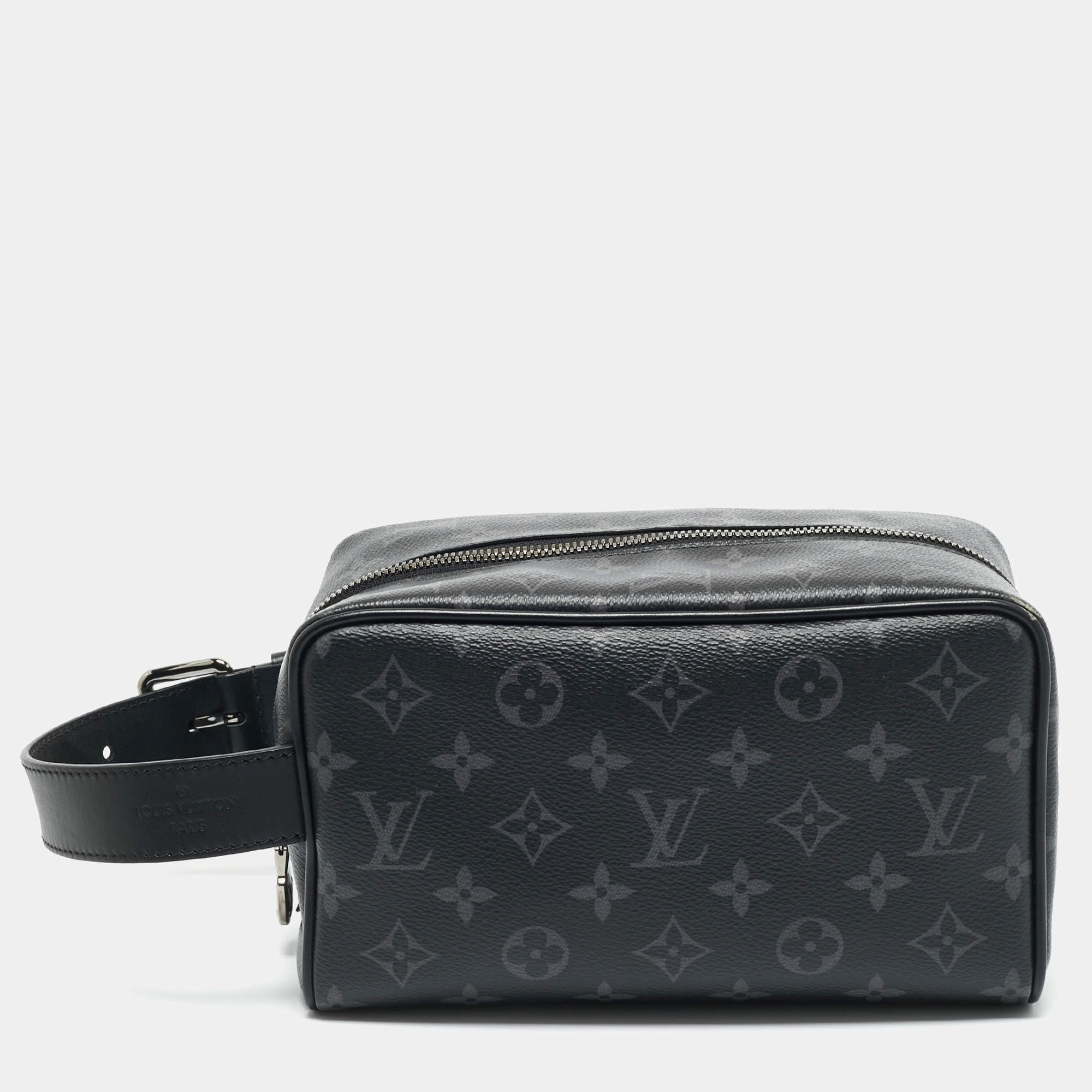 Pre Owned  Louis Vuitton Monogram Eclipse Canvas Locker Dopp Kit