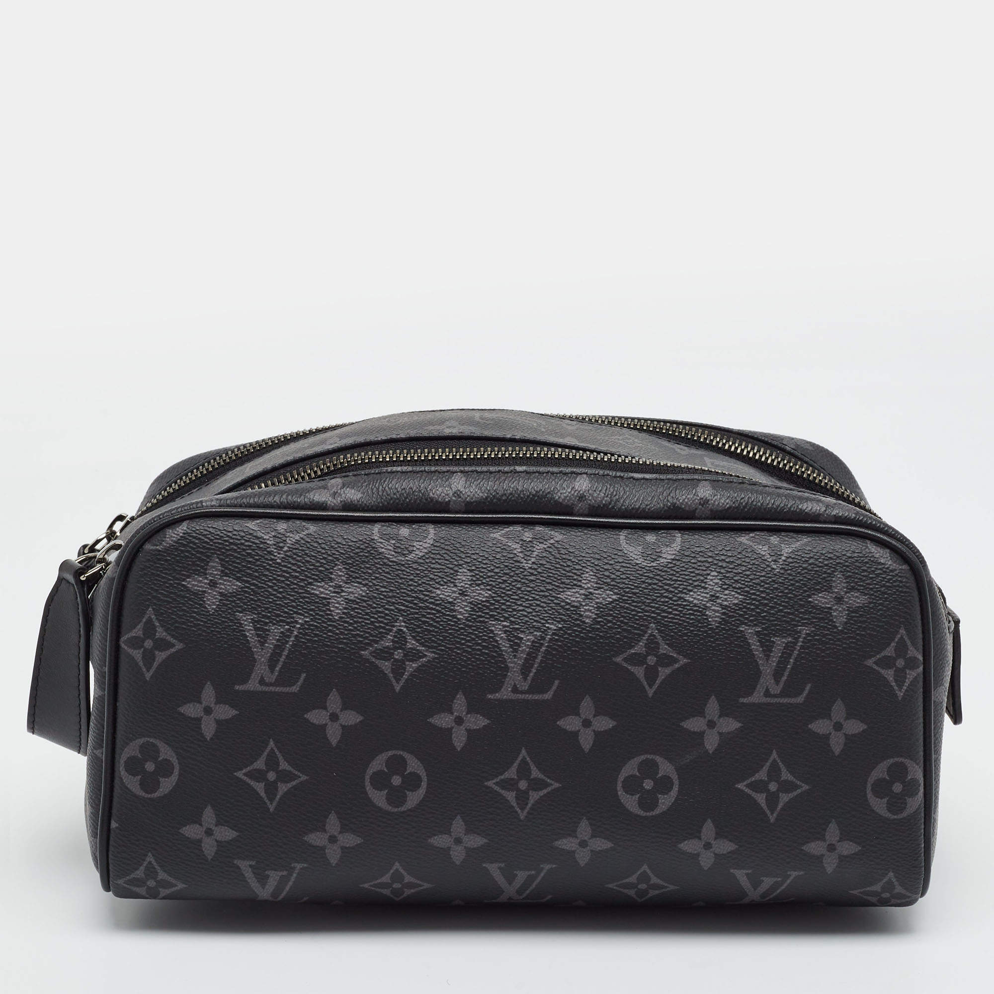 Pre Owned Louis Vuitton Dopp Kit Monogram Eclipse Canvas