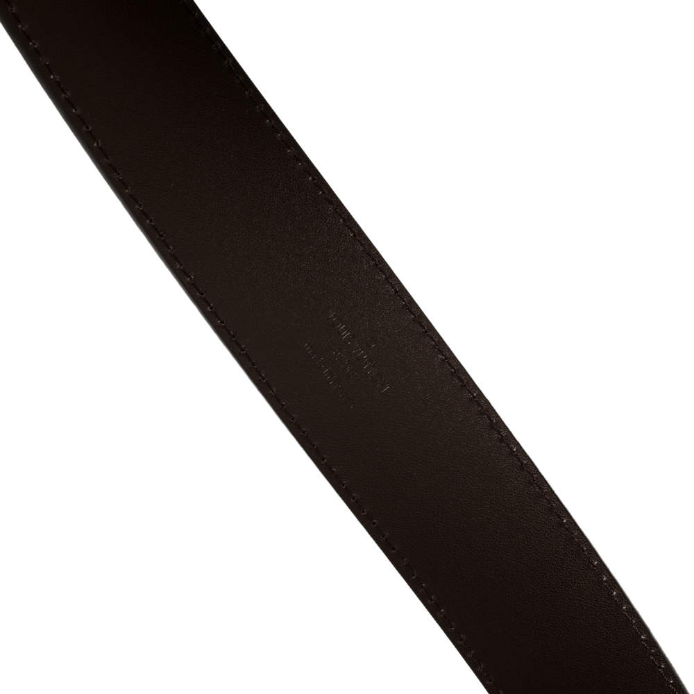Leather belt Louis Vuitton Black size 90 cm in Leather - 33658941