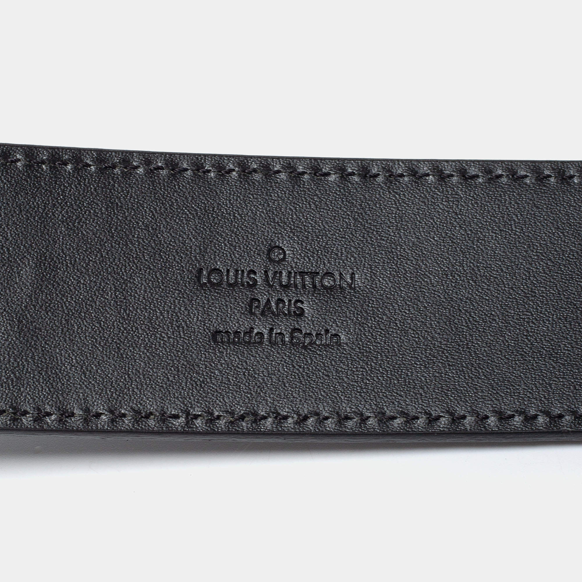 Louis Vuitton Men's Petit Damier Suede Carbon Belt M6875Q – Luxuria & Co.