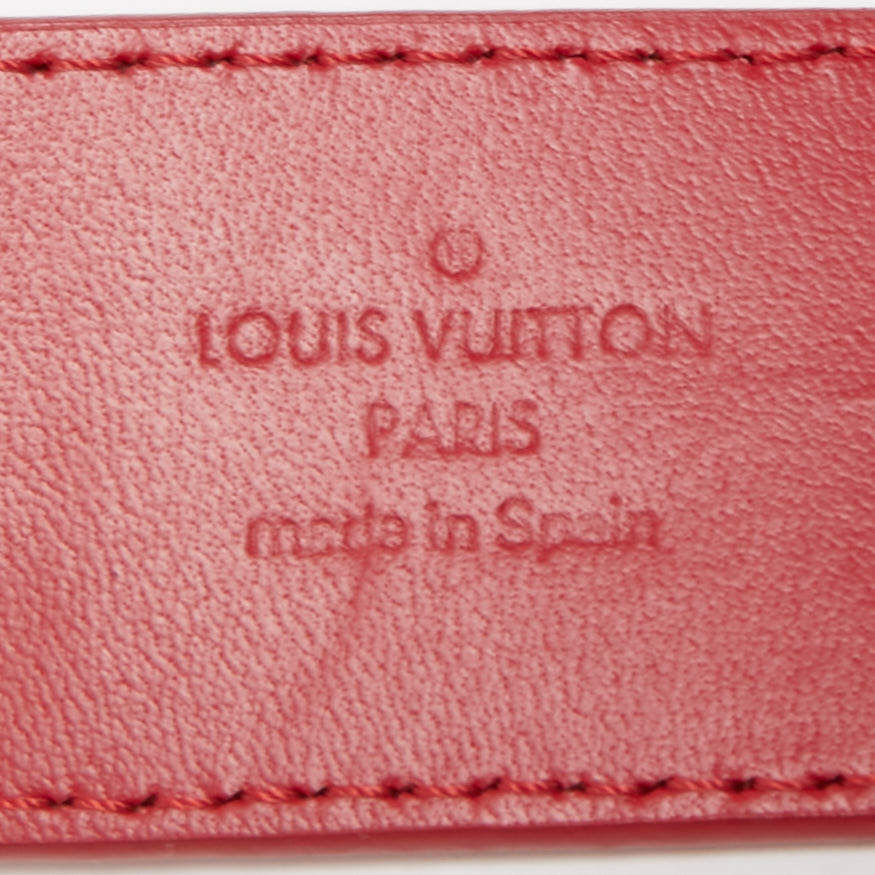 Leather belt Louis Vuitton Grey size 85 cm in Leather - 31961109