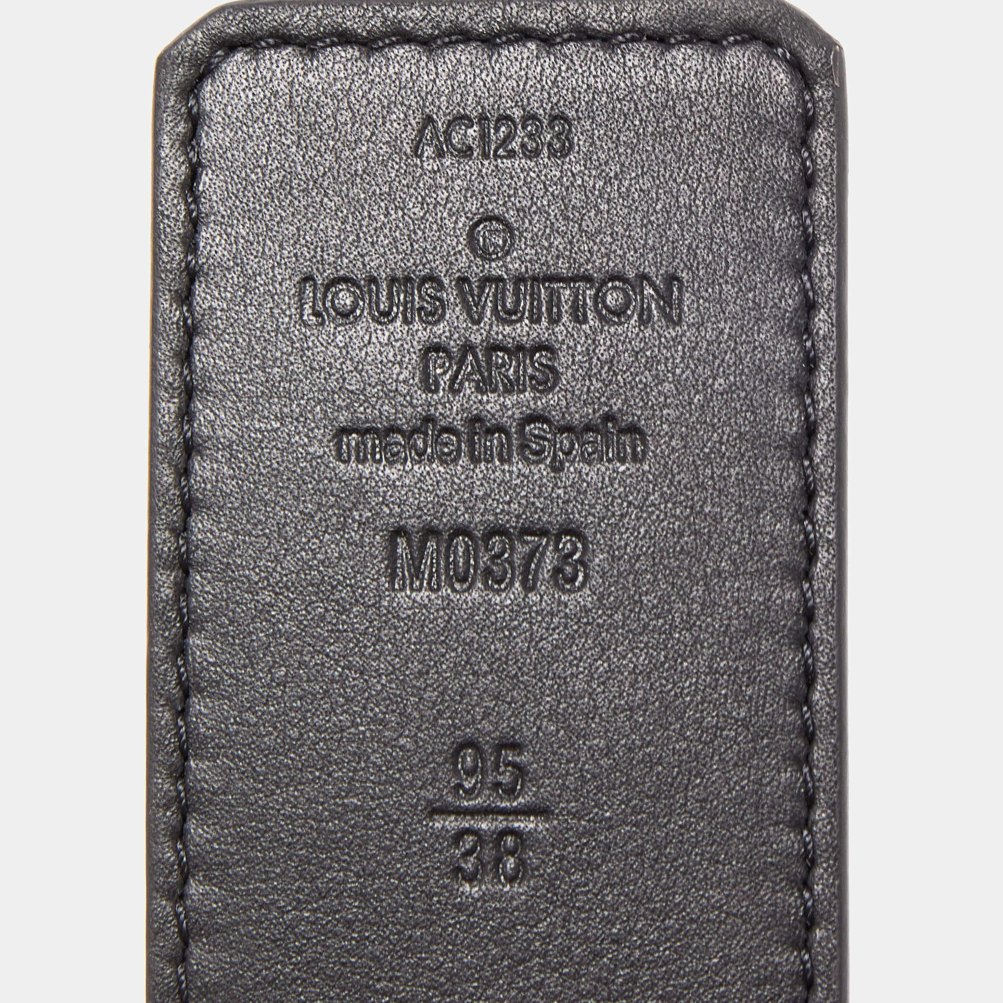 Louis Vuitton X NBA Reversible Belt 95cm Size M New Collection