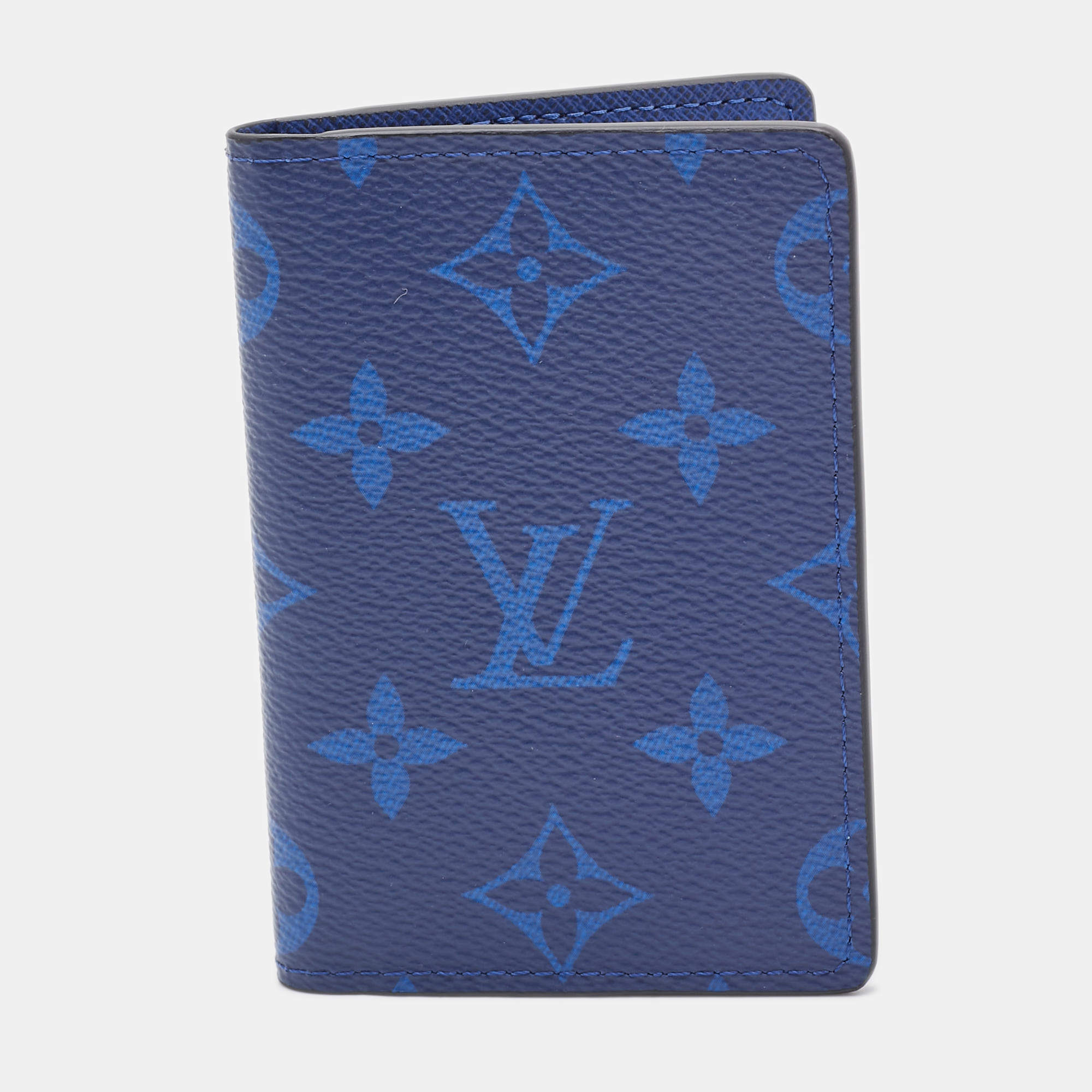 Louis Vuitton Blue Monogram Canvas Pocket Organizer