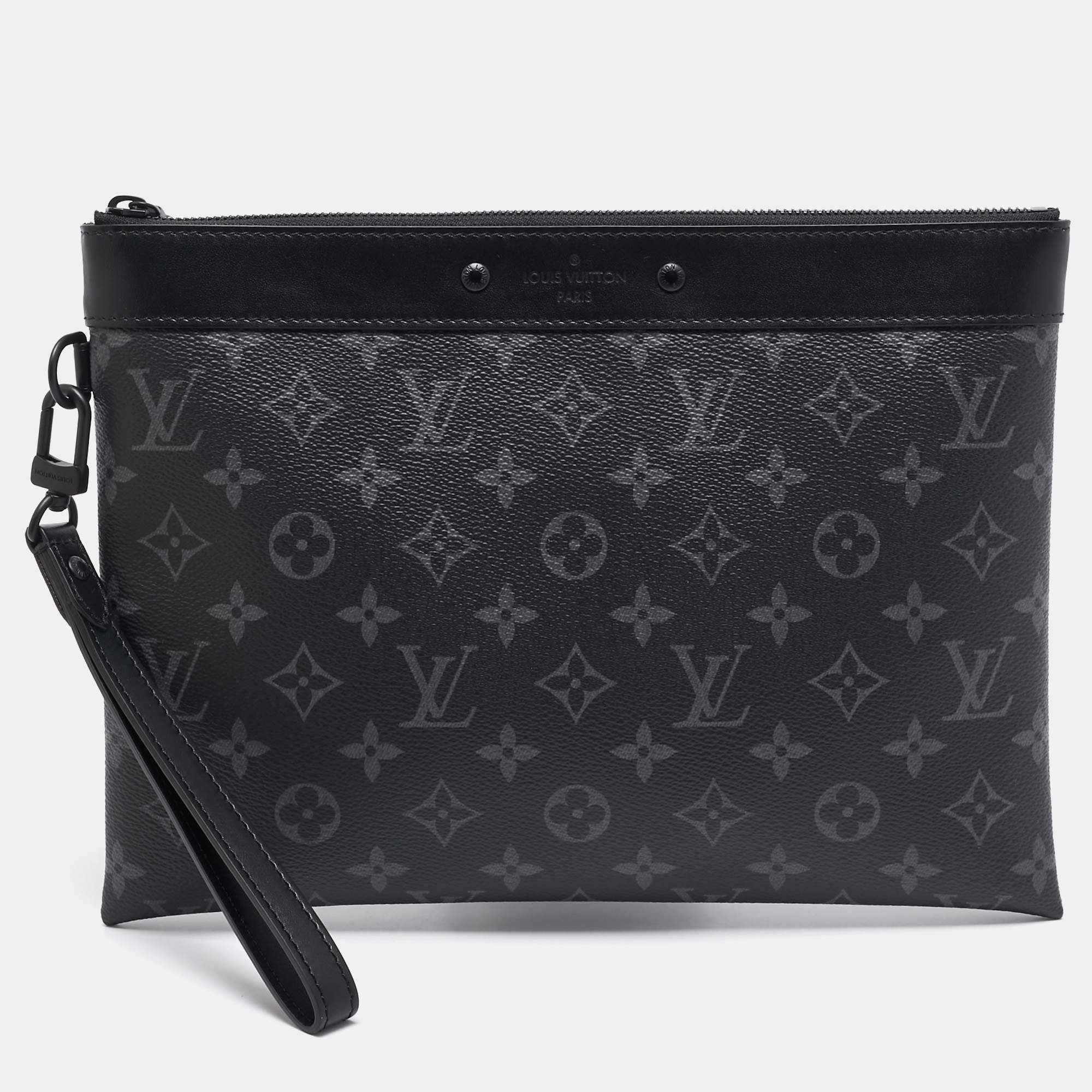 Louis Vuitton Monogram Eclipse Canvas To-Go Pochette
