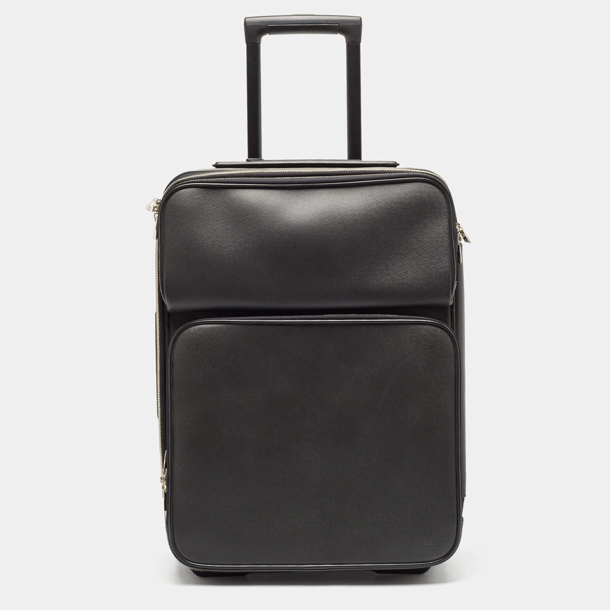 Louis Vuitton Black Taiga Leather Business Pegase 55 Luggage
