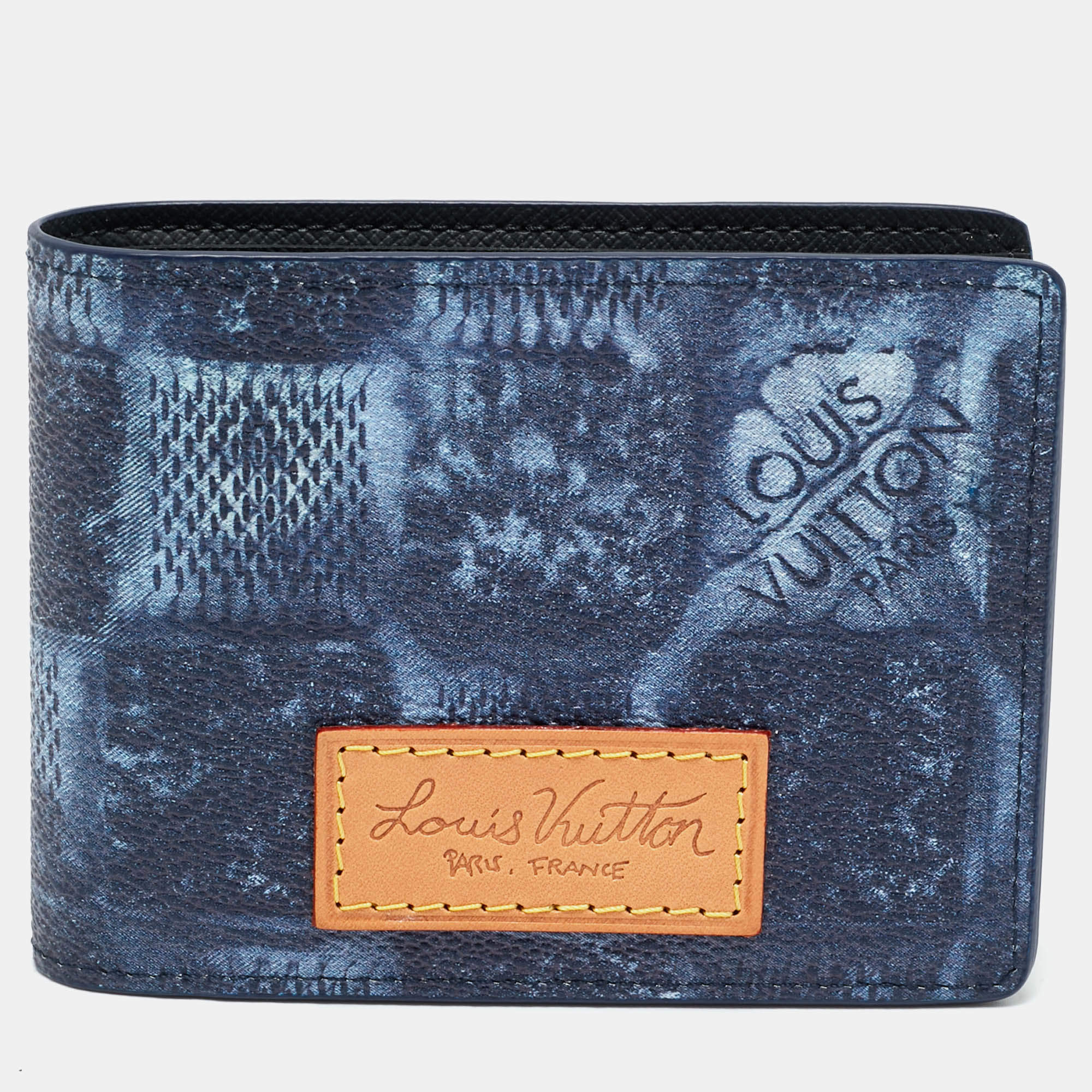 Pre Owned محفظة لويس فيتون كانفاس دامير خيار البحر مارين متعددة