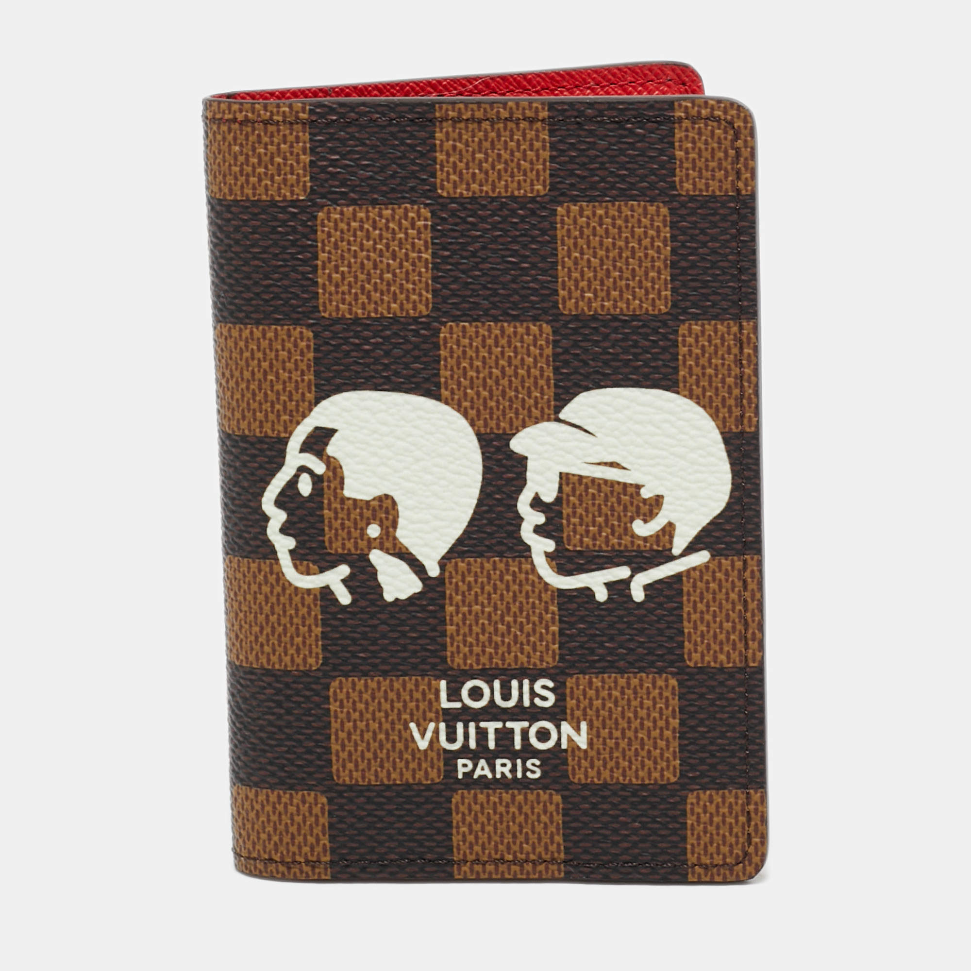 Pre Owned Louis Vuitton x Nigo Damier Ebene Canvas Pocket Organizer