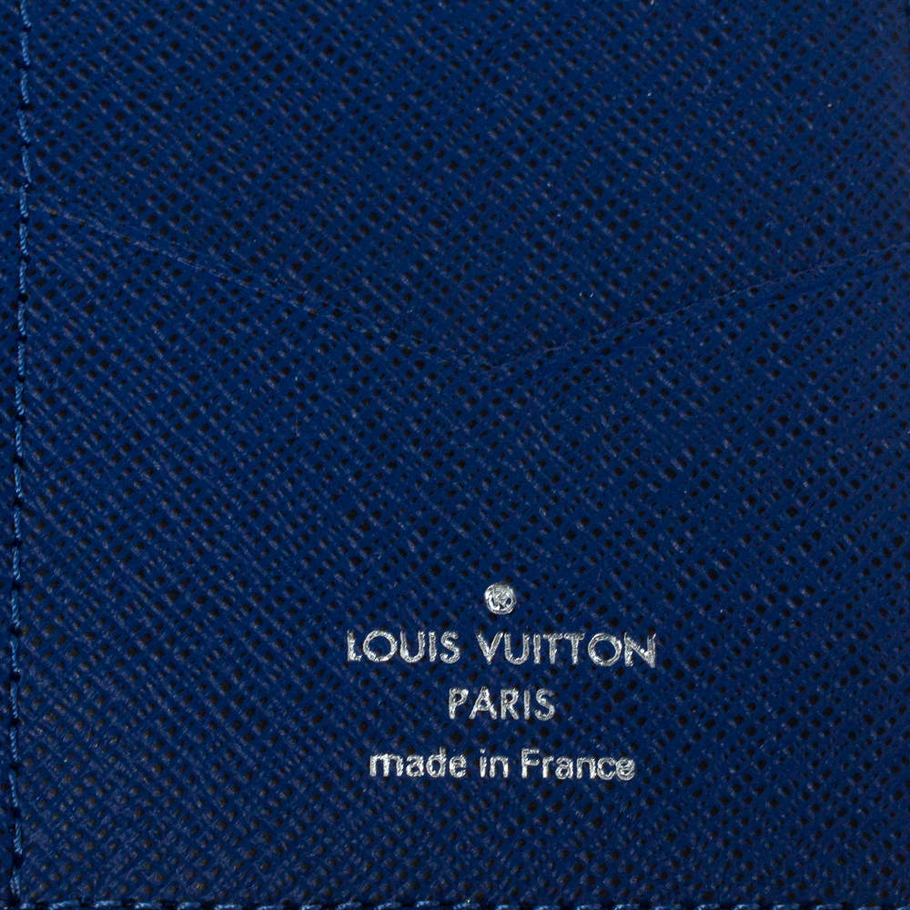 Louis Vuitton Cobalt Monogram Coated Canvas Taïgarama Pocket Organizer at  1stDibs