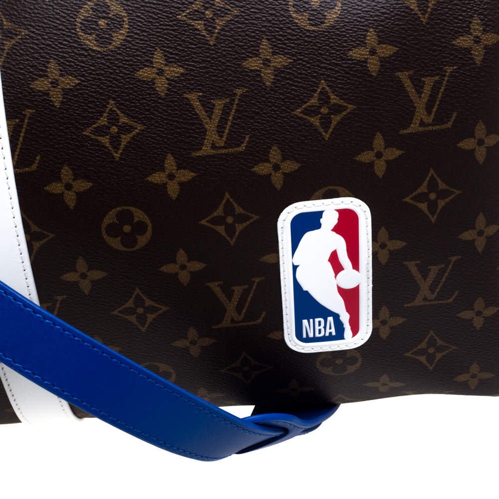 Louis Vuitton Keepall Bandouliere 55 NBA LV Brown Basketball Weekend Travel  Bag