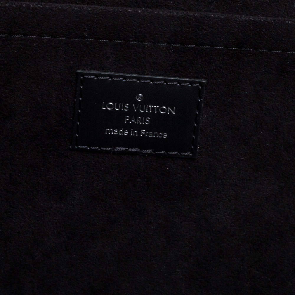 Louis Vuitton Epi Pochette Jour GM M64153 Black Leather Pony-style calfskin  ref.913333 - Joli Closet