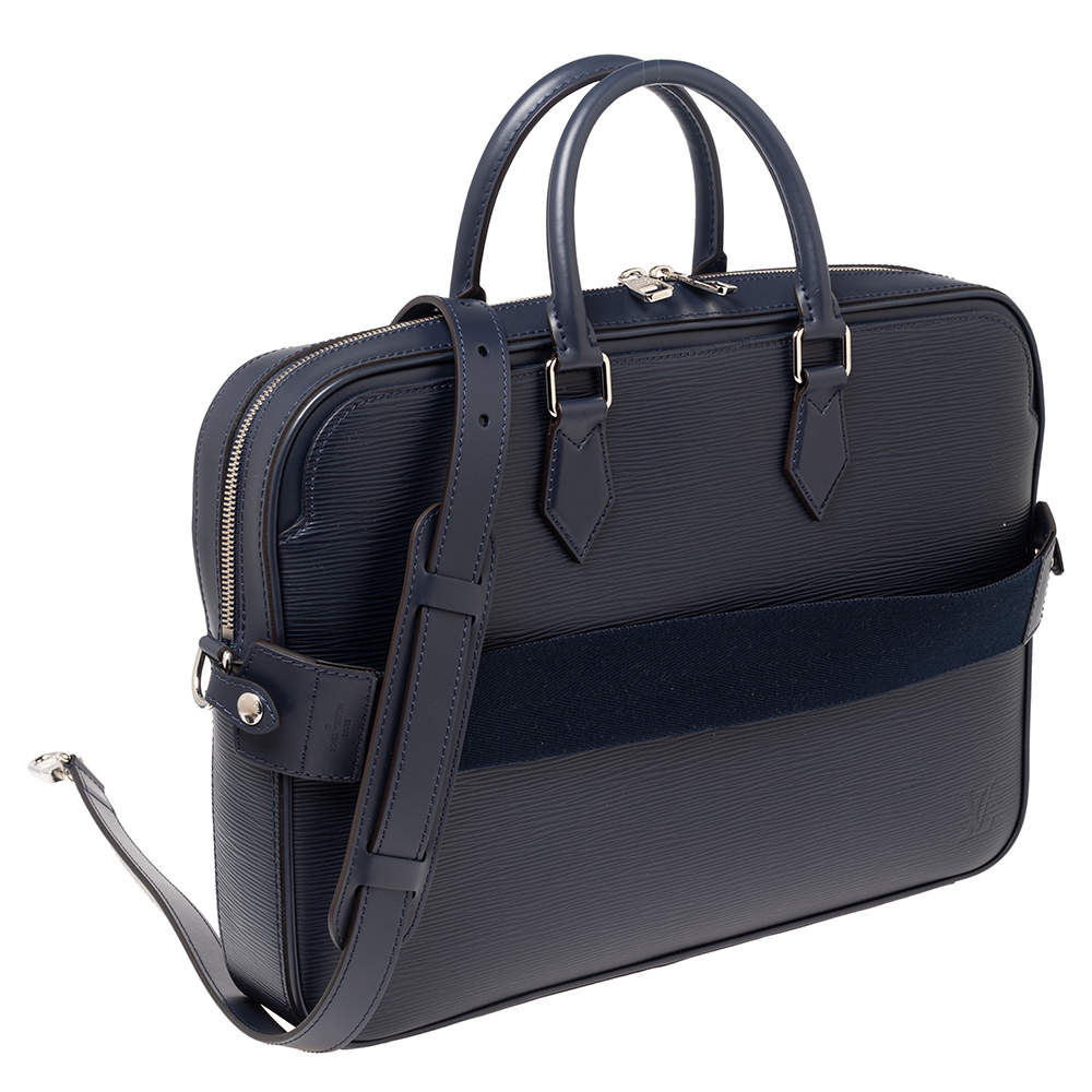 Louis Vuitton Epi Dandy MM Briefcase - Blue Briefcases, Bags - LOU746119