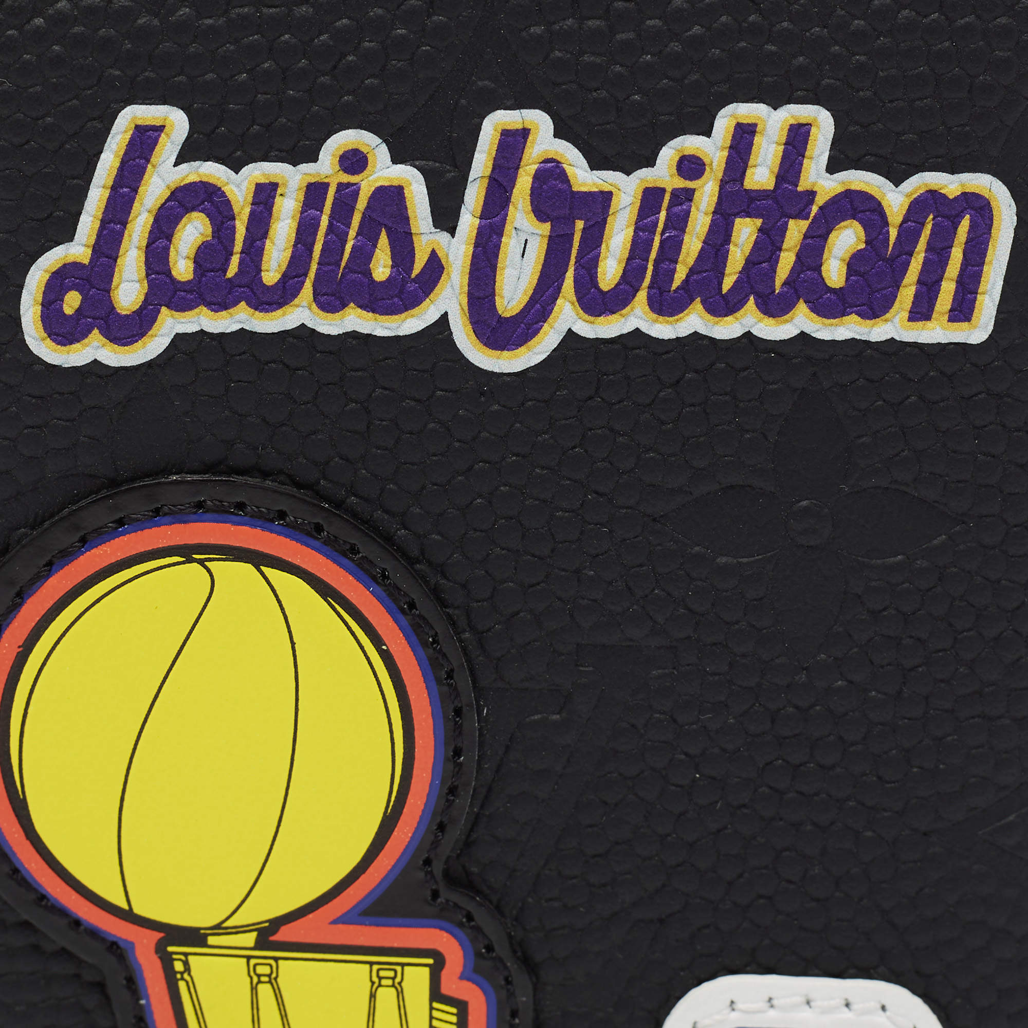 LOUIS VUITTON X NBA HERO JACKET LEATHER ORGANIZER "BLACK" M80615