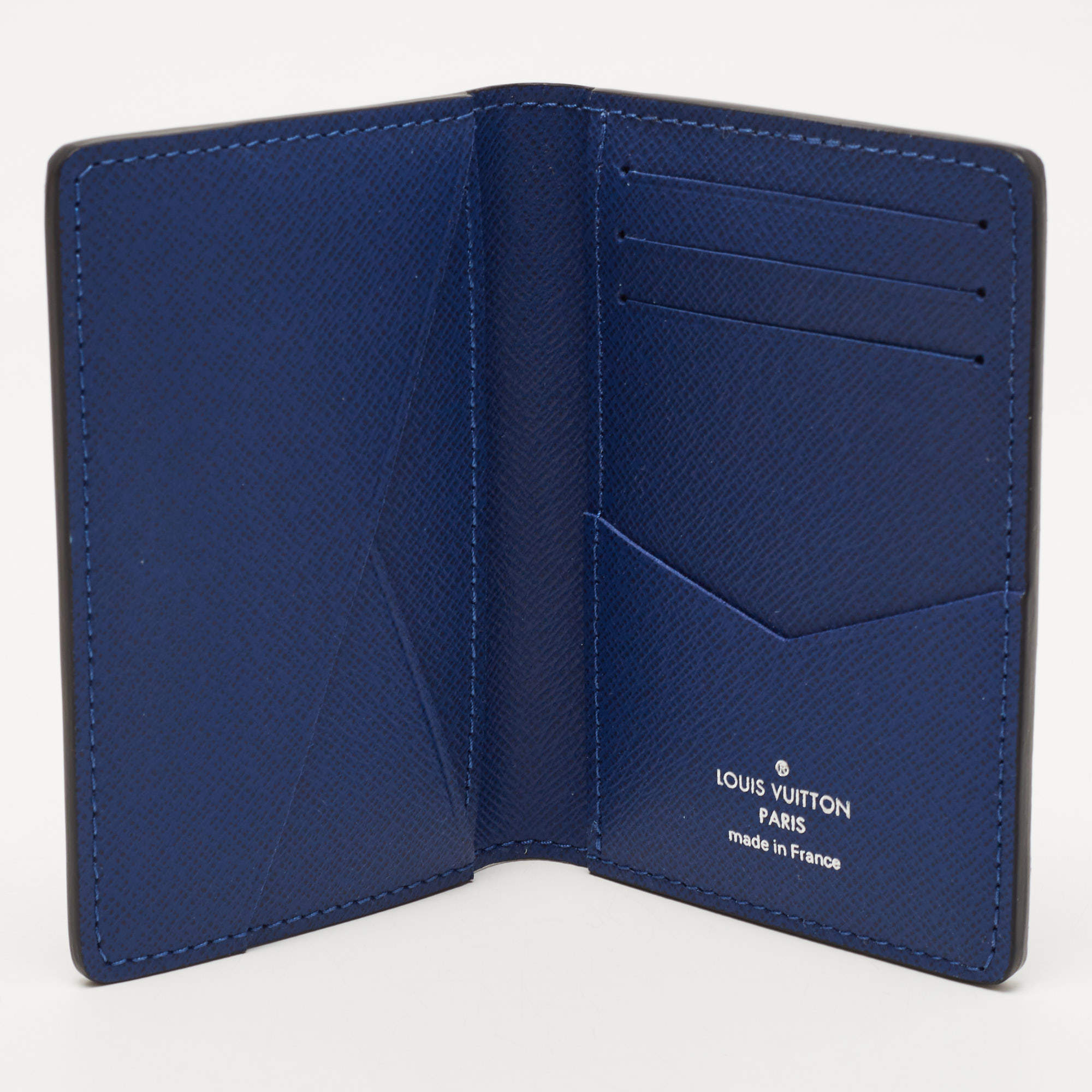 New Louis Vuitton Taiga pocket blue organiser M30301 - Louis Vuitton