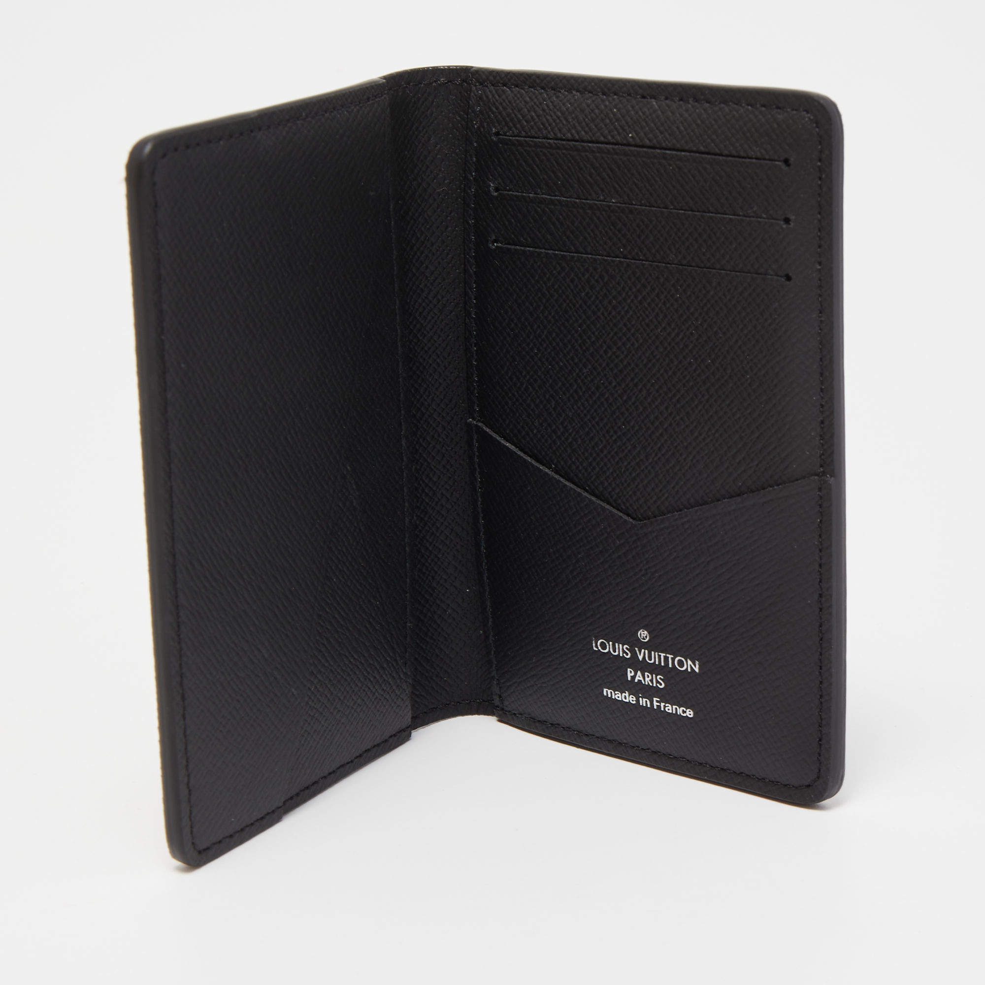 Louis Vuitton Damier Canvas Card Case Damier Graphite Pocket Organiser  N63075