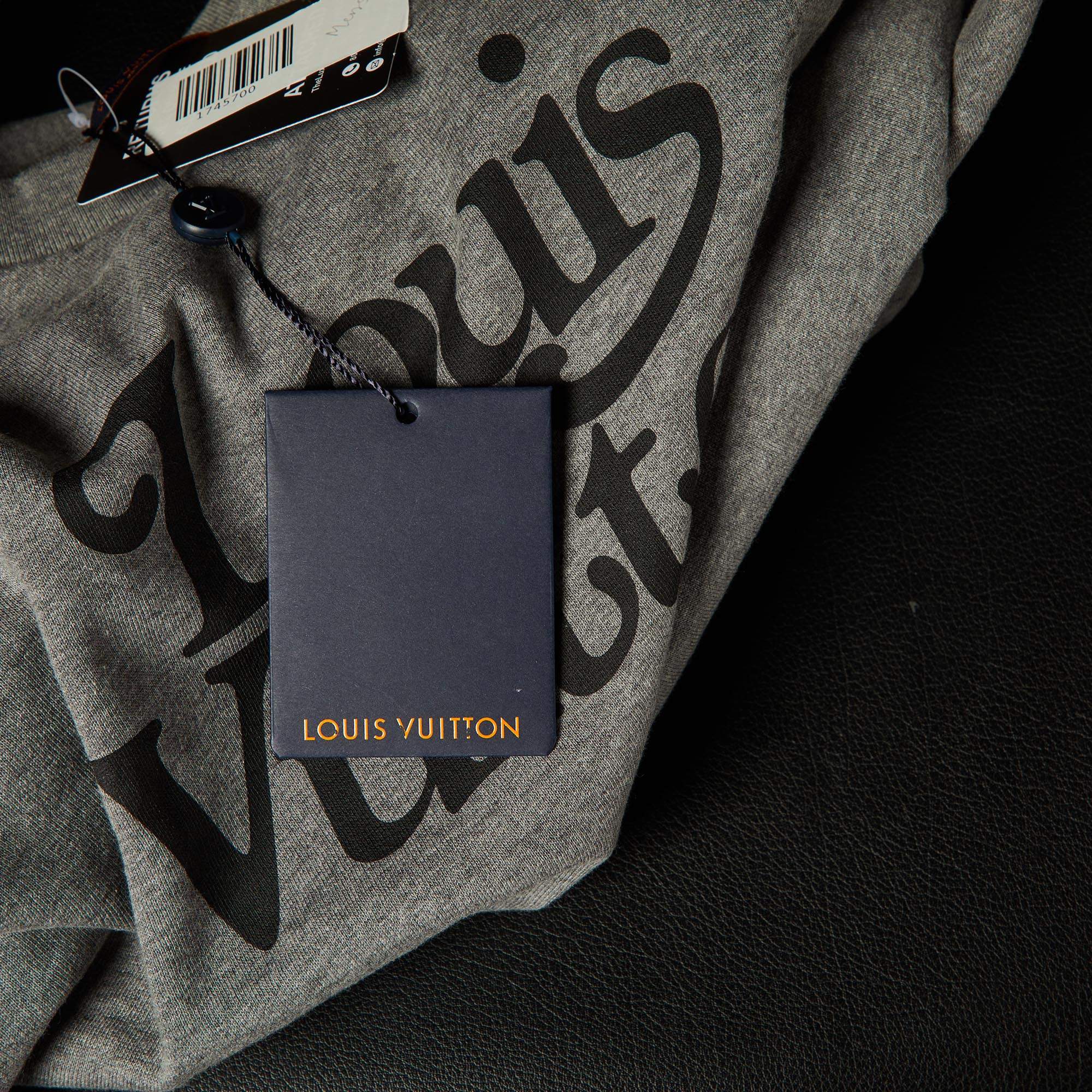 Louis Vuitton Black Gradient Monogram Fil Coupe Cotton