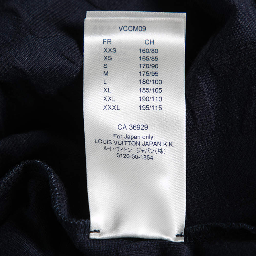 Polo shirt Louis Vuitton Navy size XS International in Cotton - 23649787