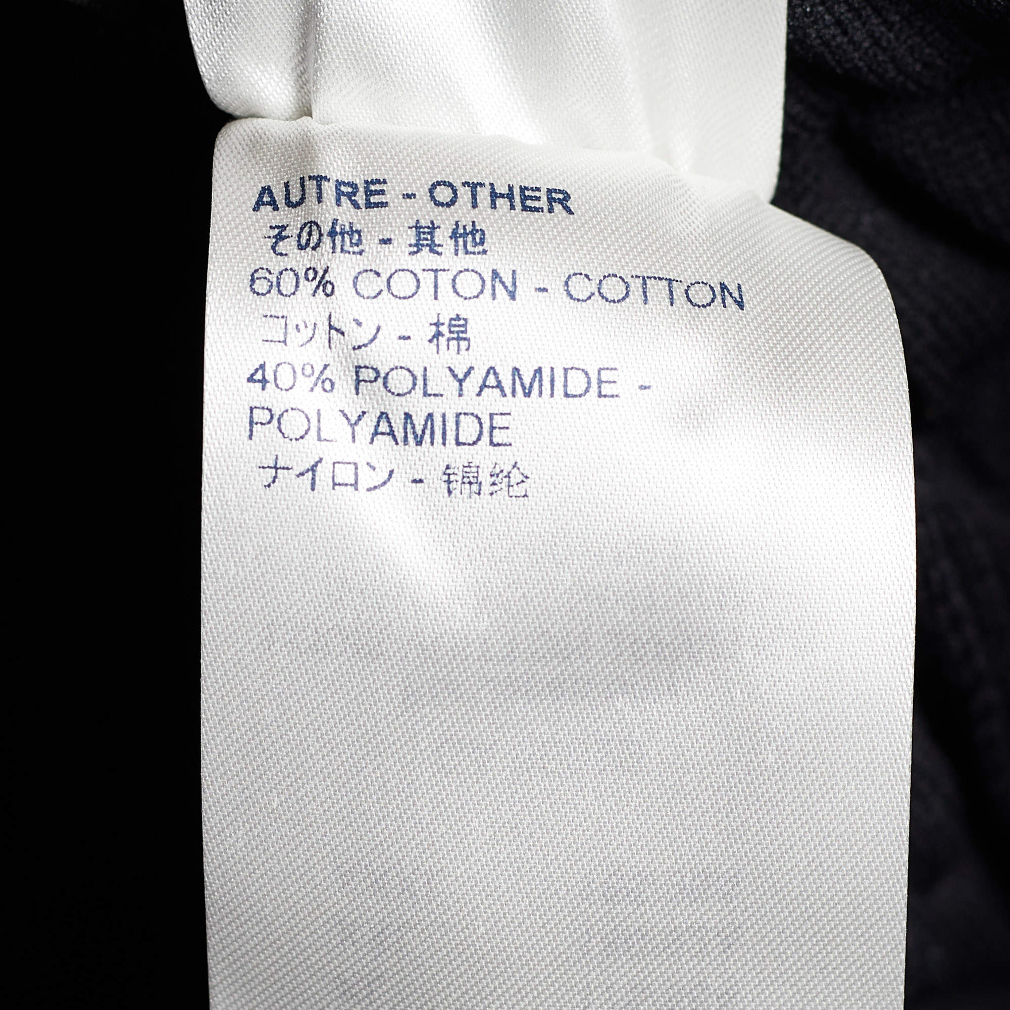 Louis Vuitton Black Quilted Plain Rainbow Zip Front Jacket XL Louis Vuitton