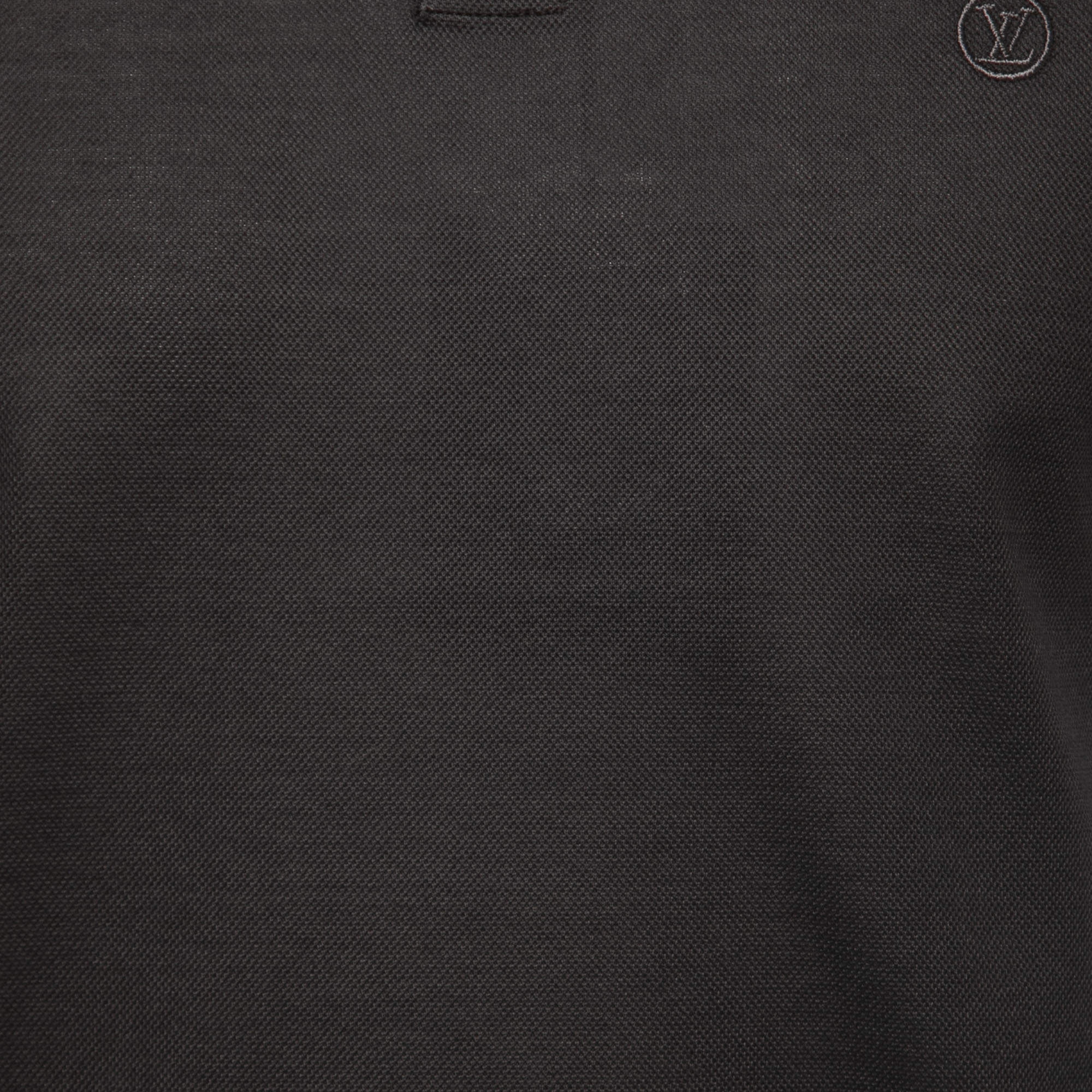 Polo shirt Louis Vuitton Black size M International in Cotton - 36695987