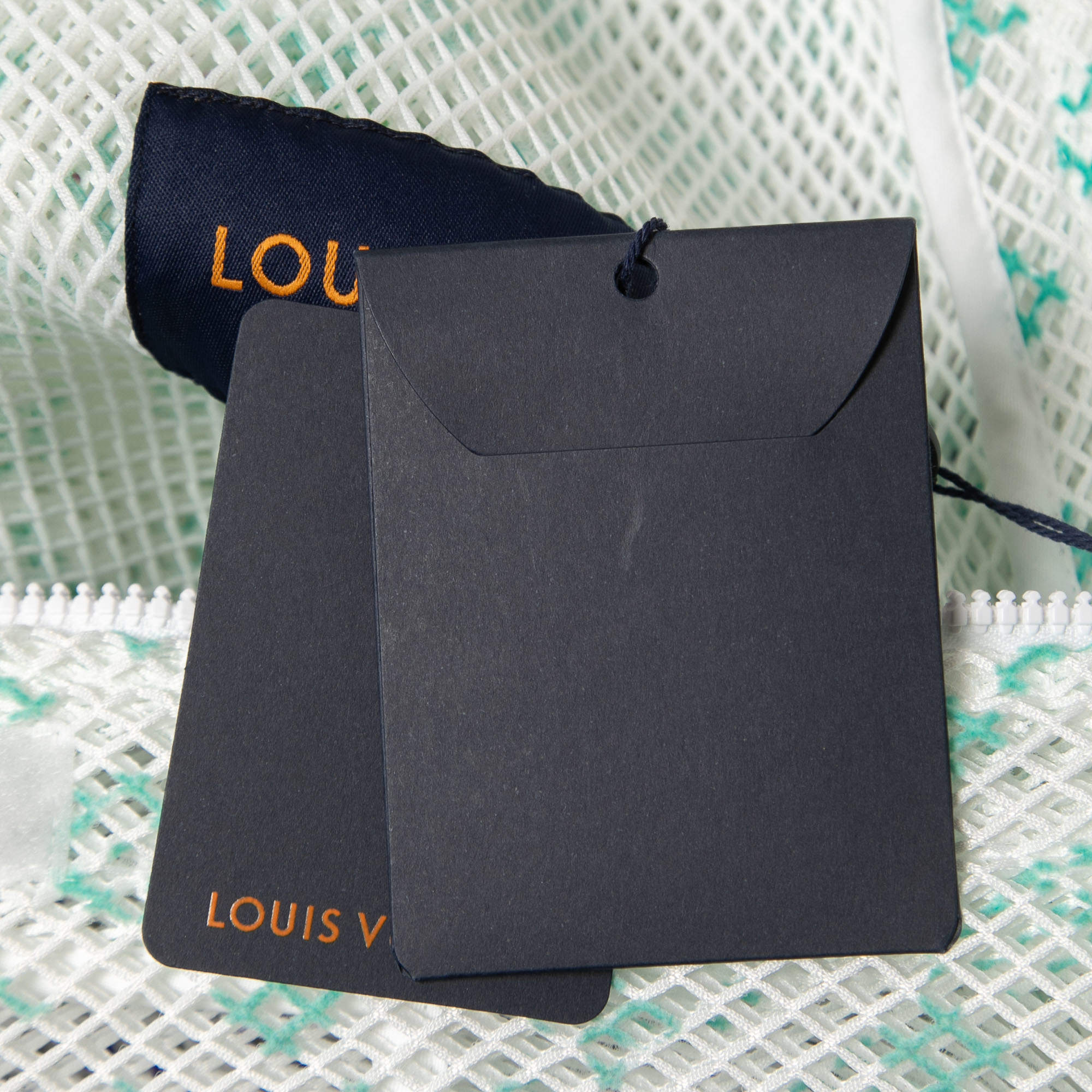 Pre-owned Louis Vuitton White Monogram Gradient Mesh Jacket Xl