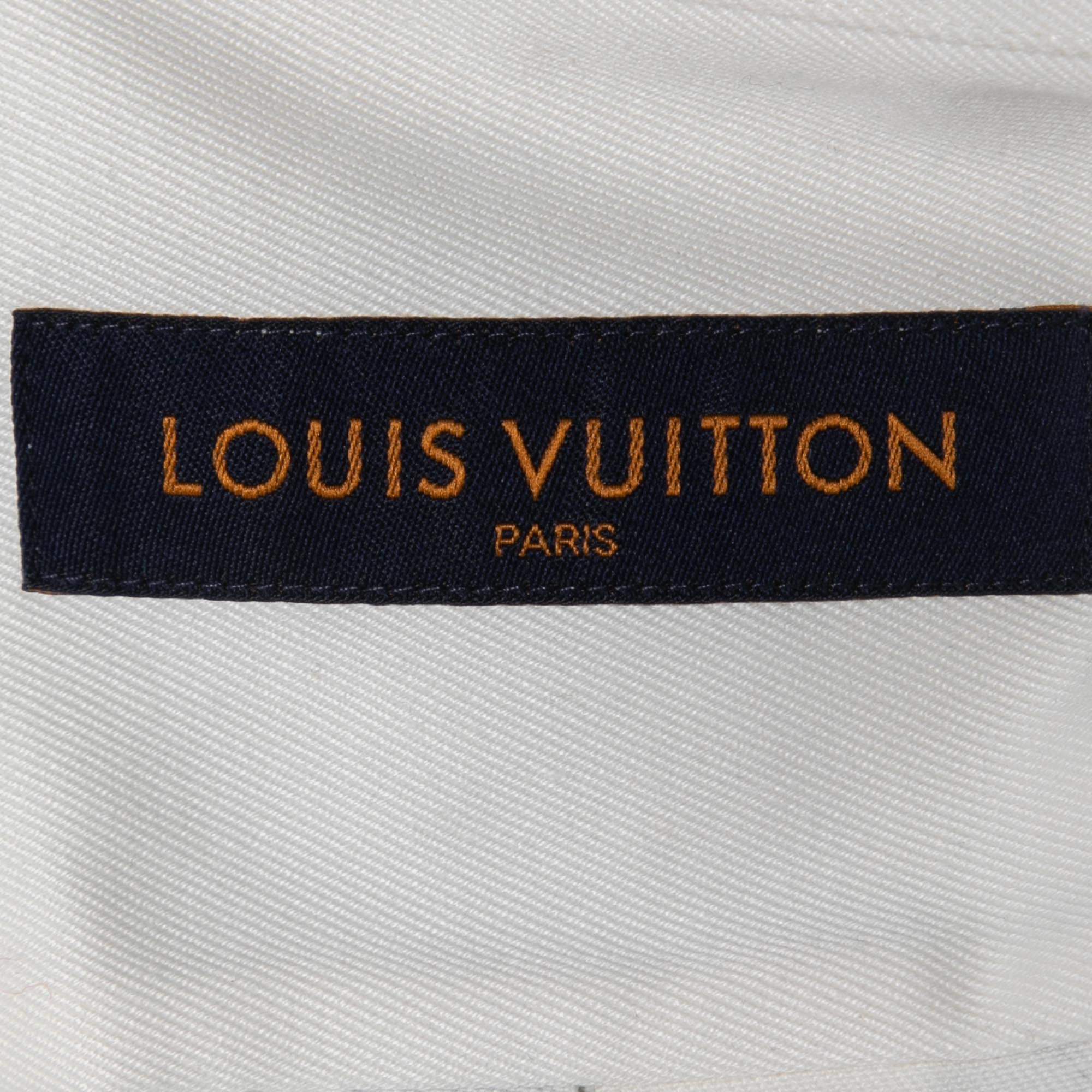 Louis Vuitton New Walkers Print DNA Collar Shirt