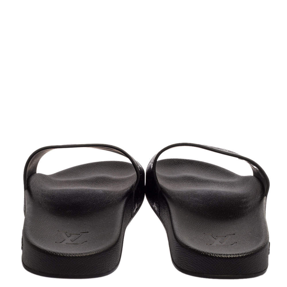 Waterfront sandals Louis Vuitton Black size 41 EU in Plastic - 29899439