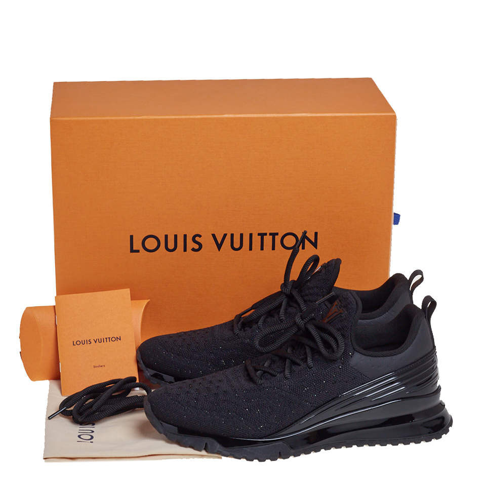Louis Vuitton Men's Orange White Knit V.N.R. Sneaker 11.5 US