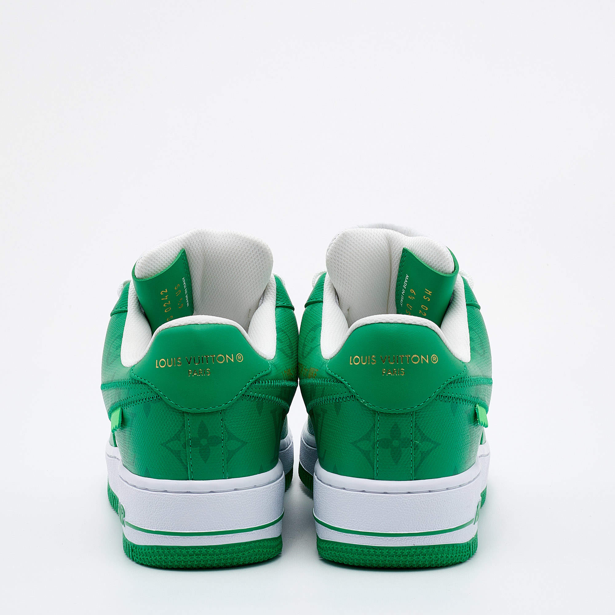 Louis Vuitton Nike Air Force 1 Low By Virgil Abloh White Green Men's -  Sneakers - GB