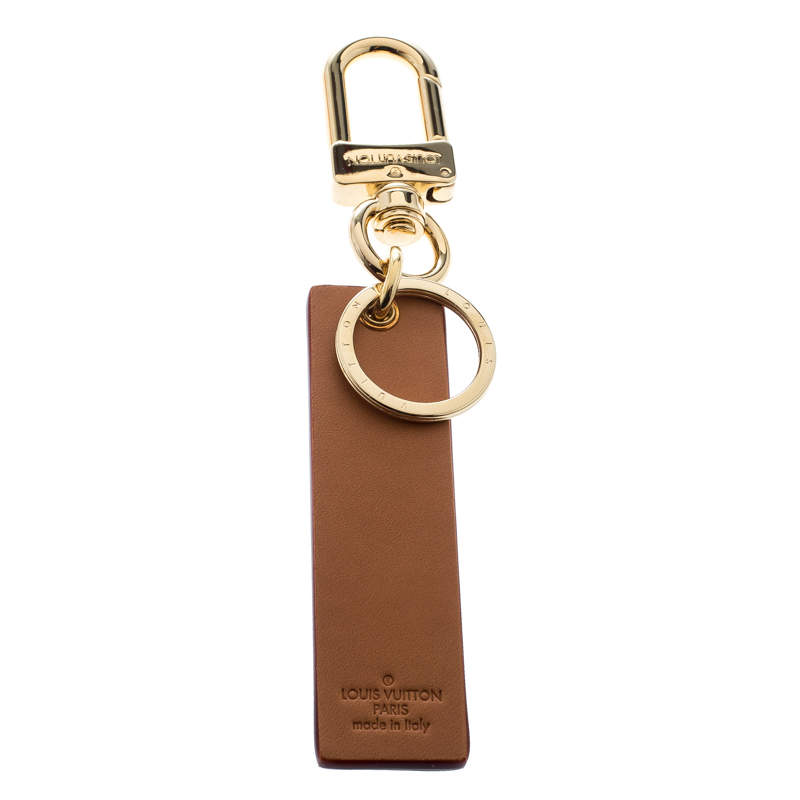 Leather key ring Louis Vuitton Red in Leather - 34529251