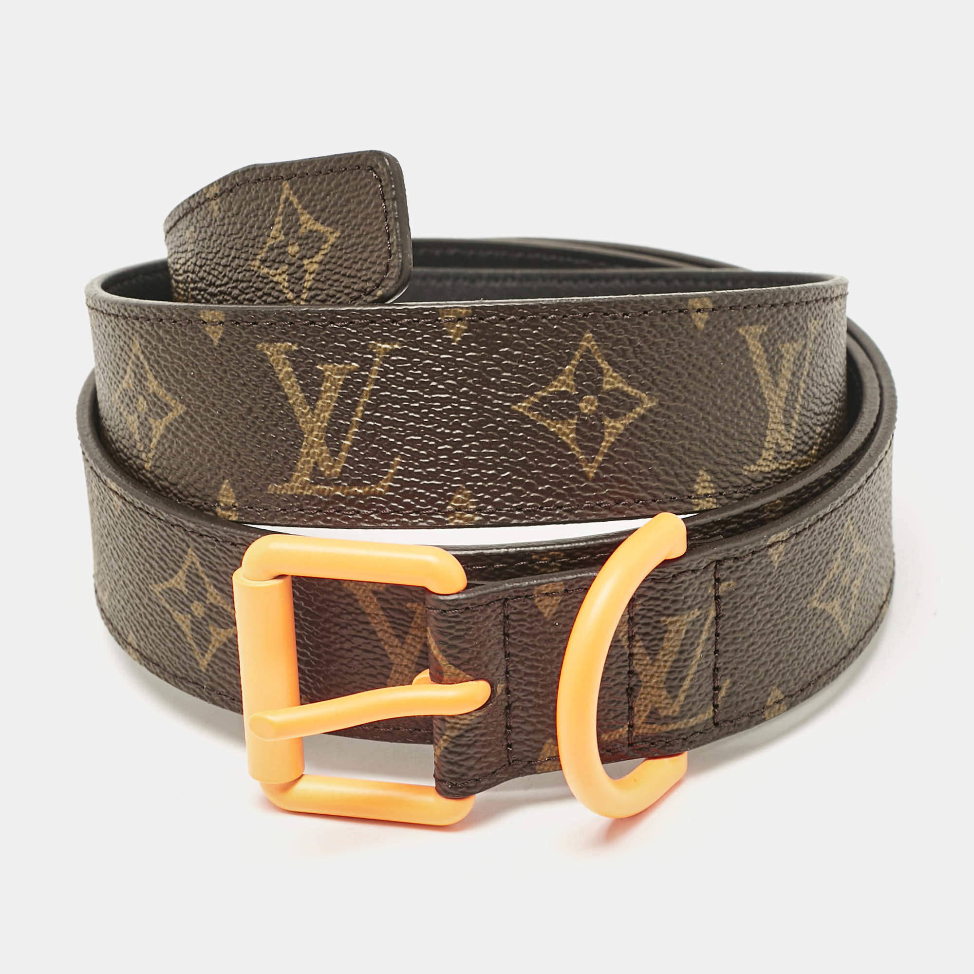 Pre Owned Louis Vuittor Monogram Canvas Solar Ray Belt 110CM