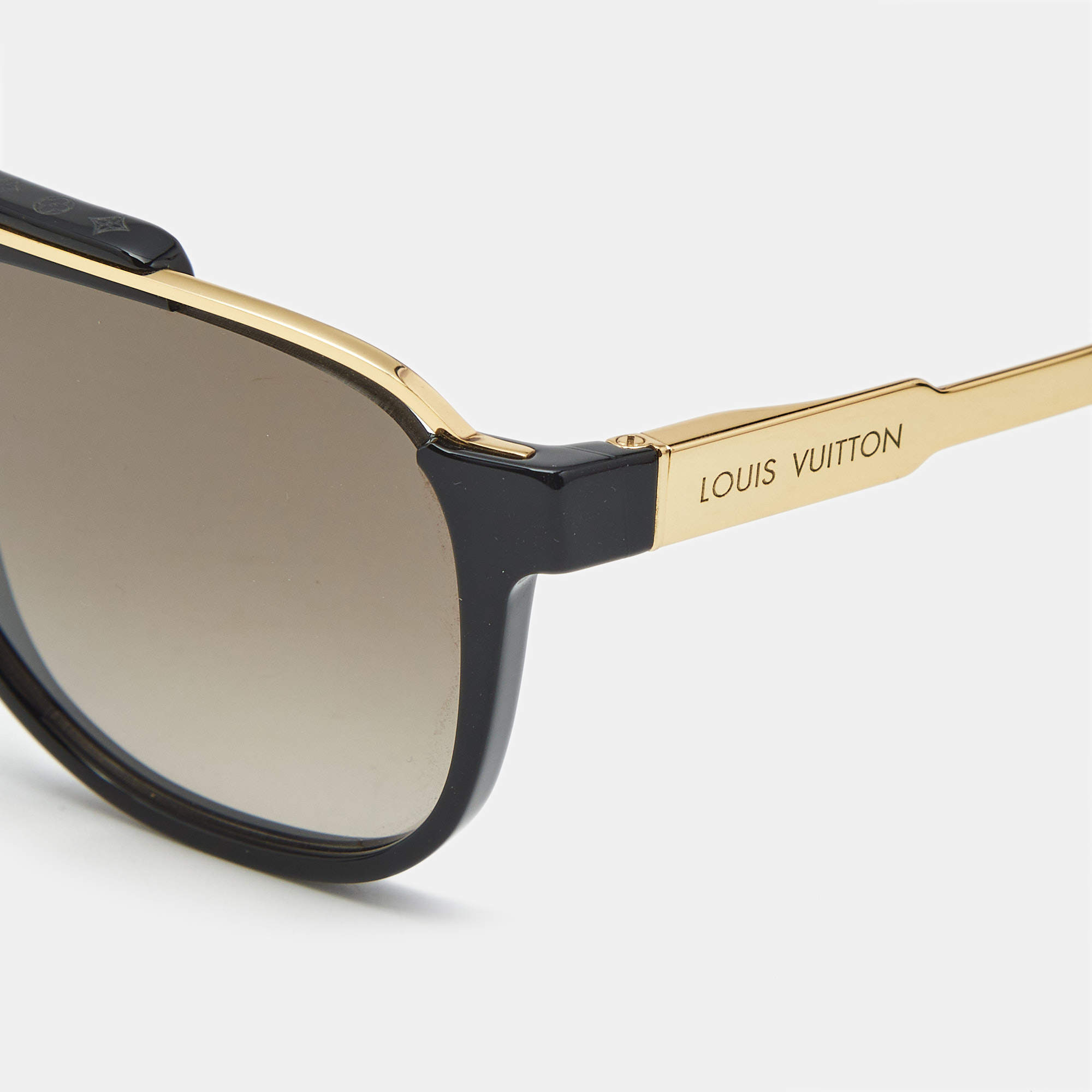 Louis Vuitton Black/Black Z1414W Square Match Sunglasses