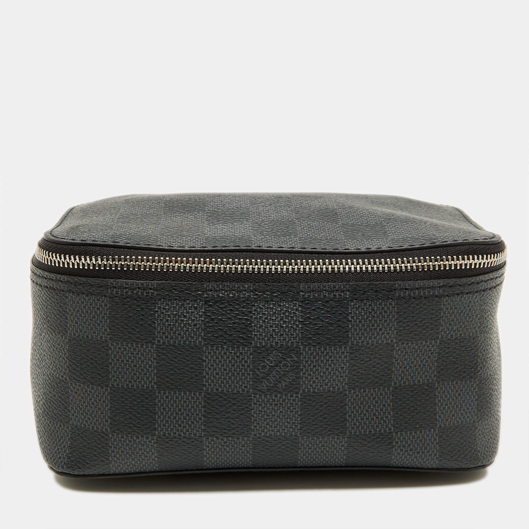 Pre Owned Louis Vuitton Damier Graphite Canvas Packing Cube PM