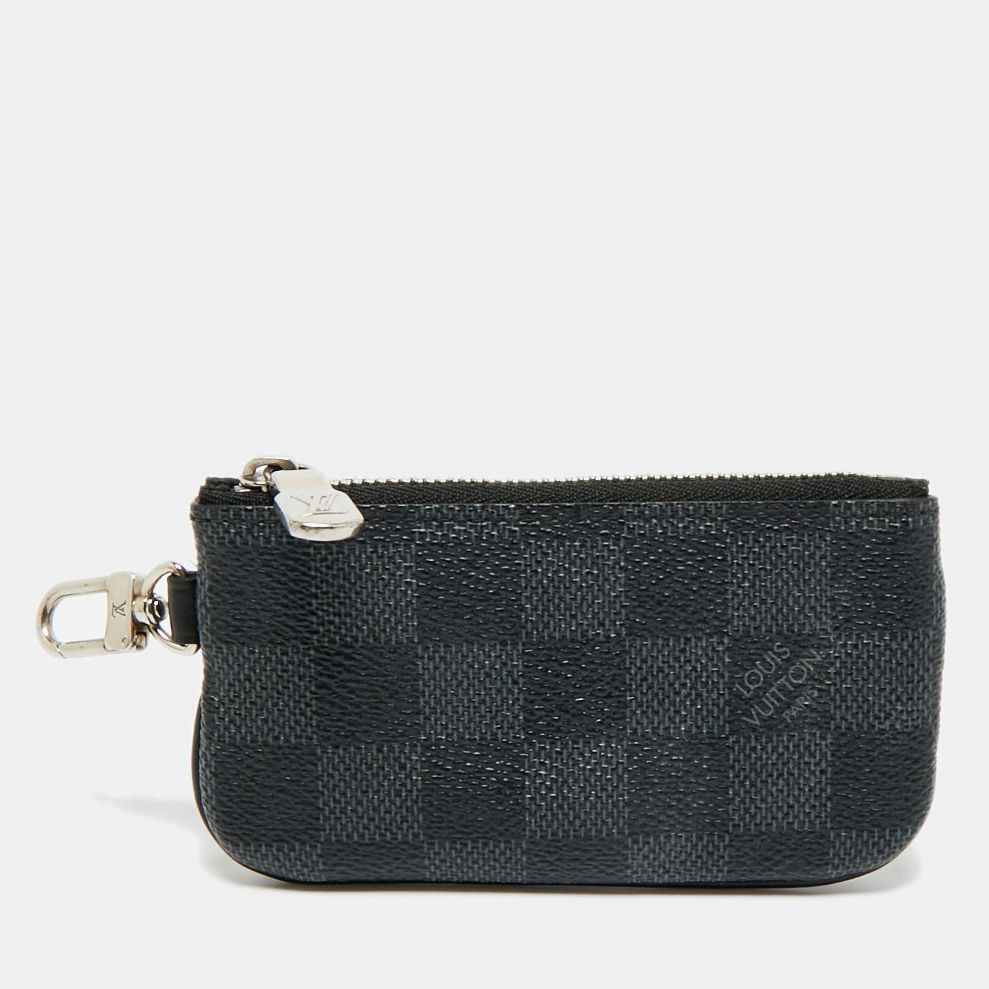 Pre Owned Louis Vuitton Damier Graphite Canvas Key Pouch