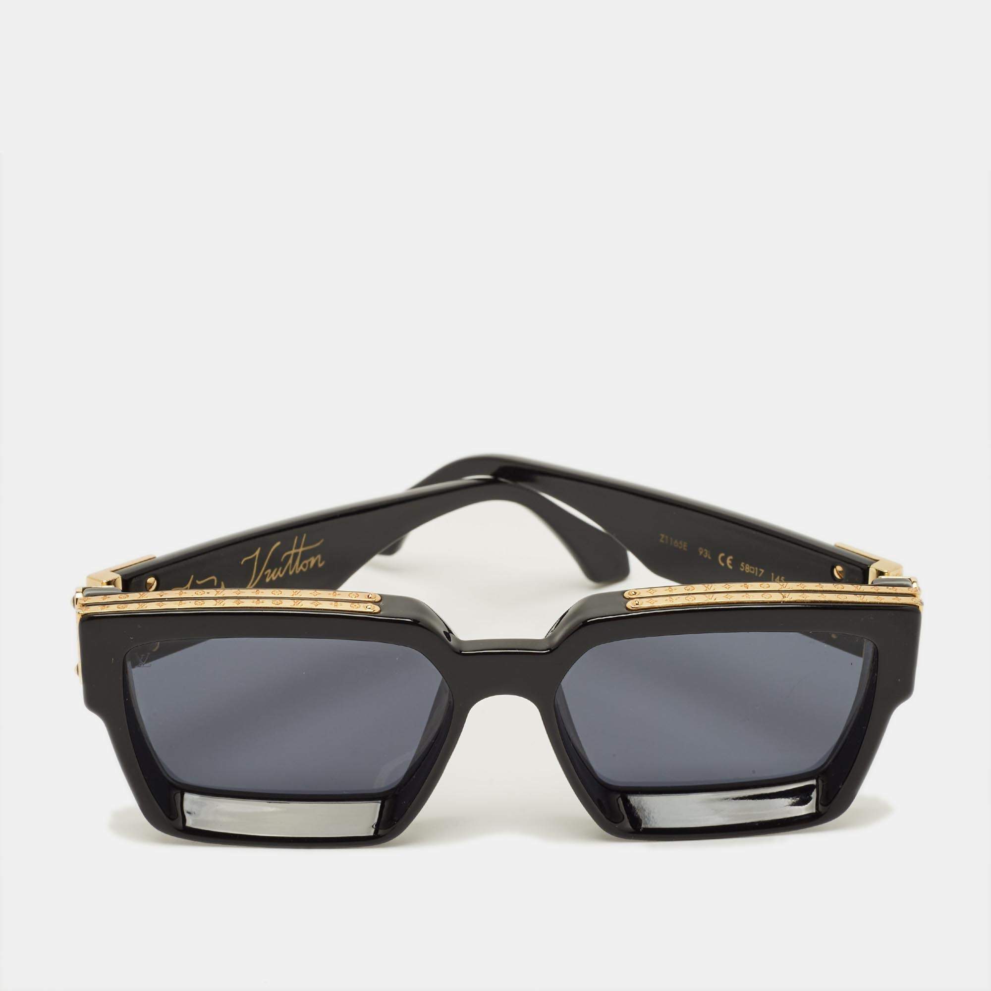 Pre Owned Louis Vuitton Black Z116SE 1.1 Millionaires Sunglasses