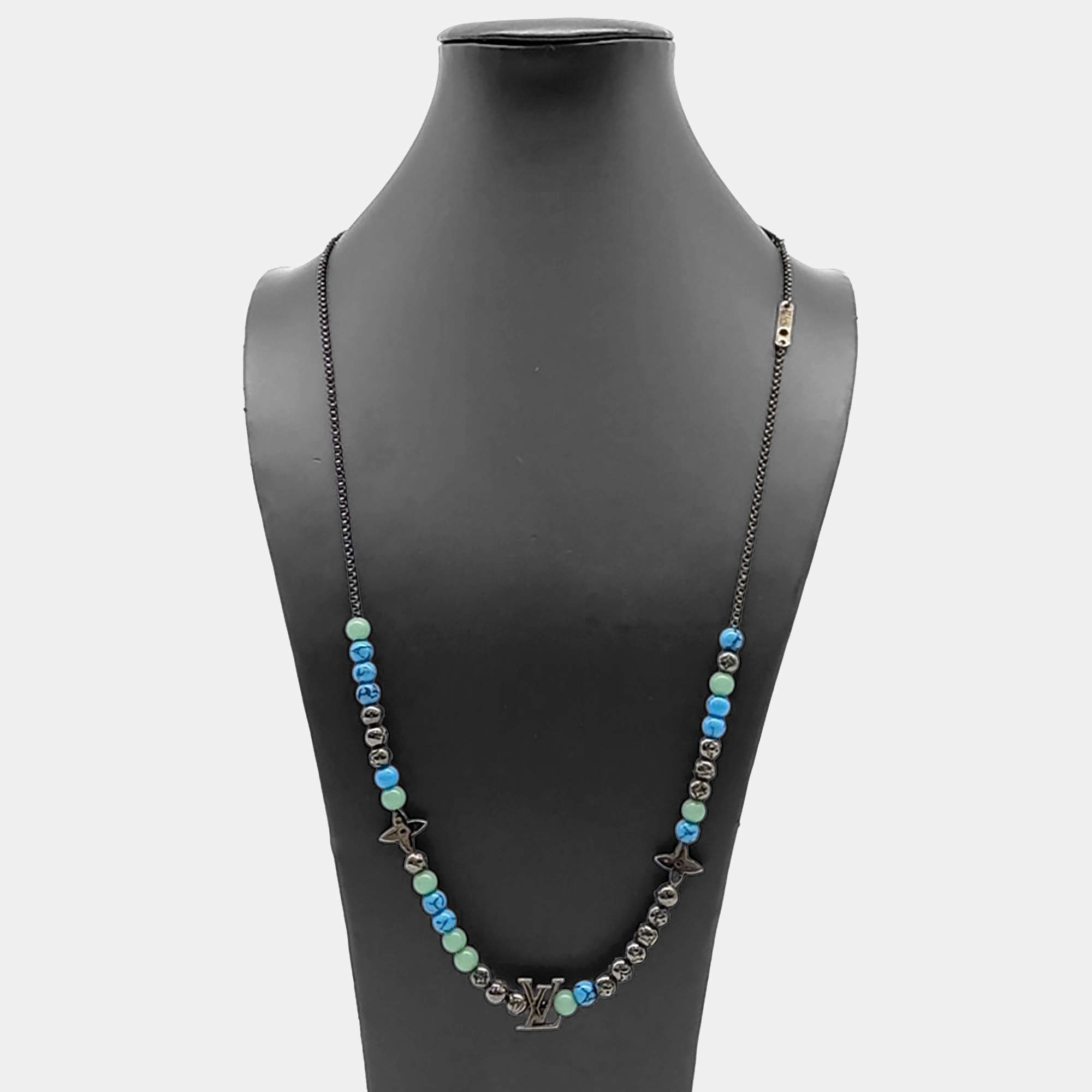 مملوكة مسبقًا Louis Vuitton Collier Lv Beaded Necklace