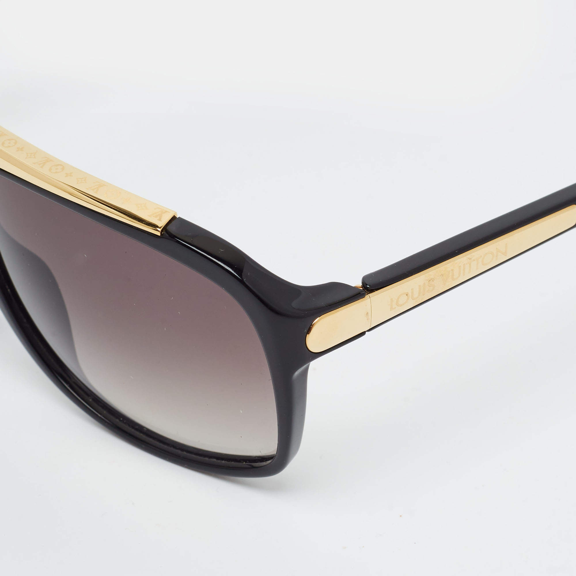Louis Vuitton Black/Gold Tone Z1502E 1.1 Evidence Sunglasses Louis