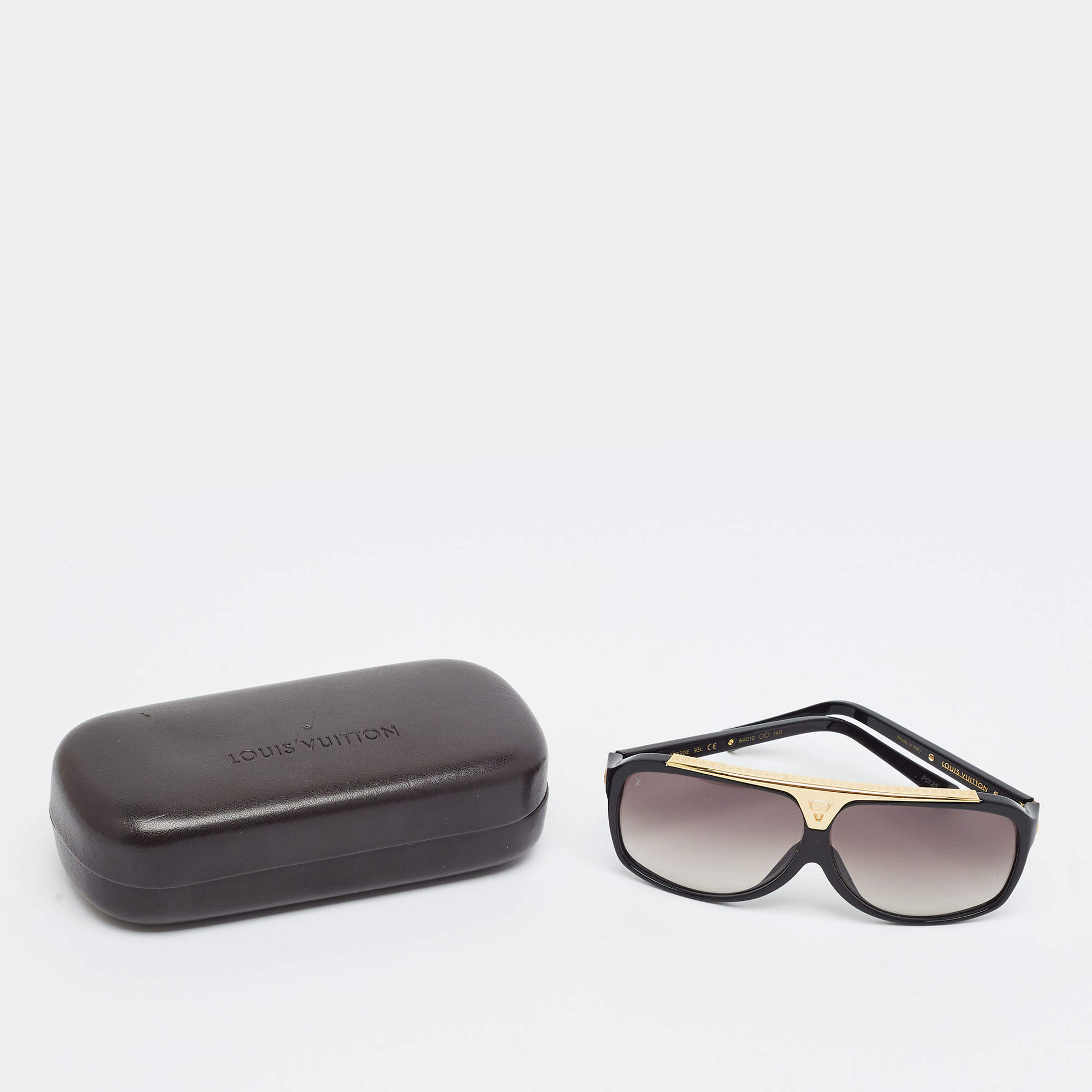 Louis Vuitton Black/Gold Tone Gradient Z0350E Evidence Sunglasses