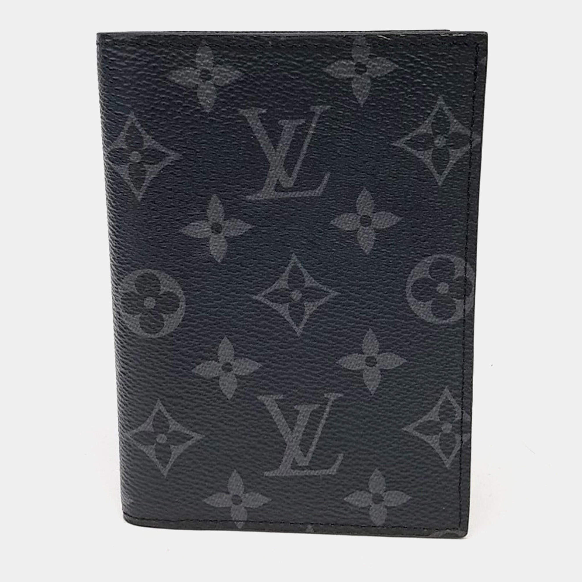 Pre Owned Louis Vuitton Eclipse Passport Wallet