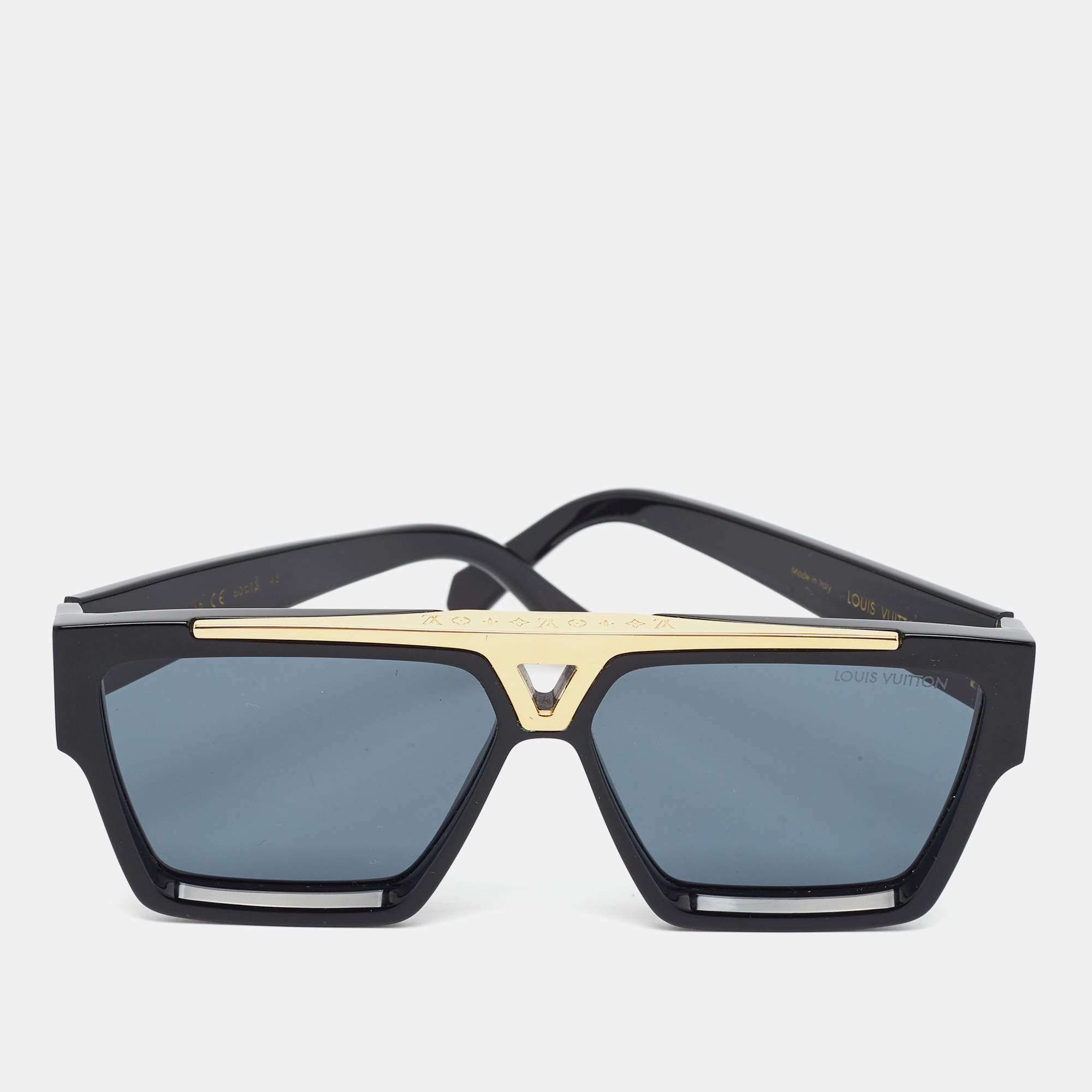 Pre Owned Louis Vuitton Black/Gold Z1502W 1.1 Evidence Sunglasses