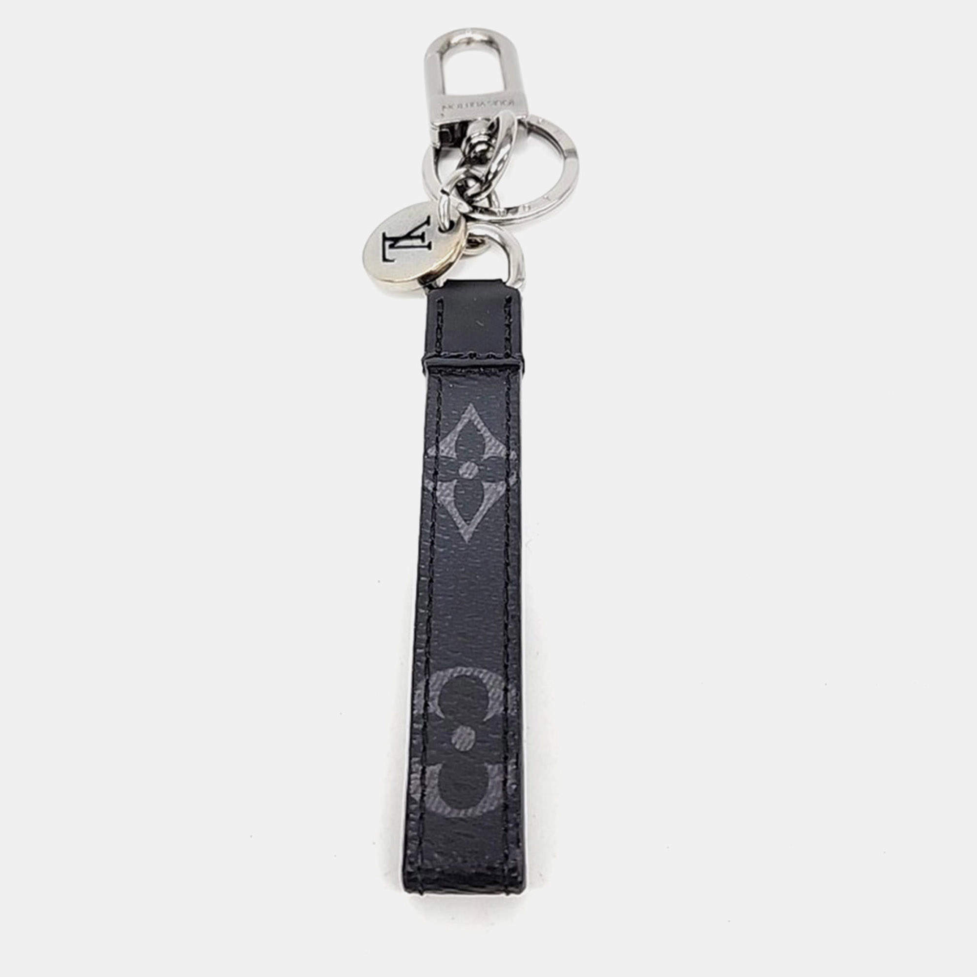 Pre Owned Louis Vuitton Monogram Eclipse Dragone Keyring and Bag Charm
